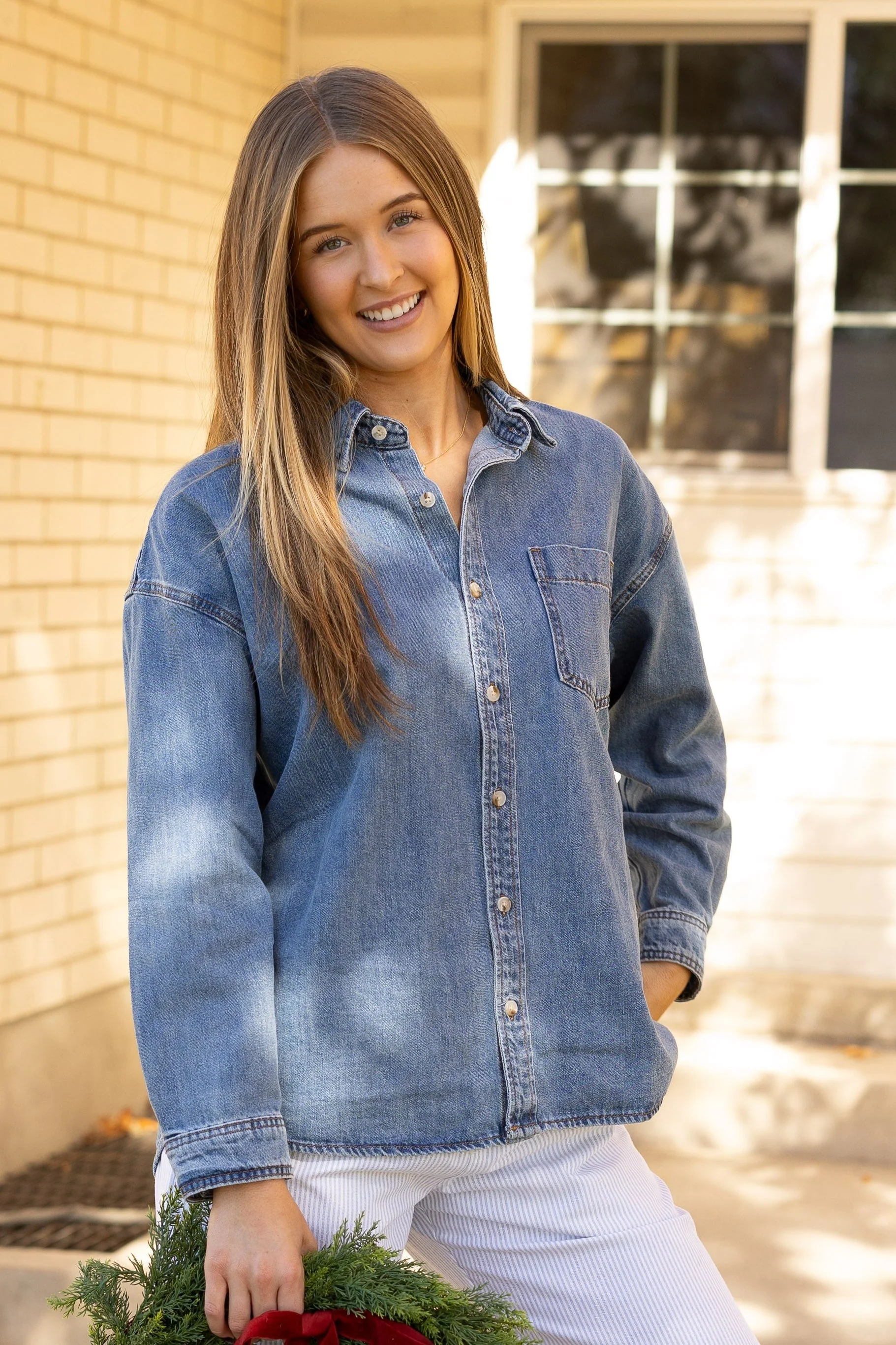 All About Love Denim Shirt - Image 3