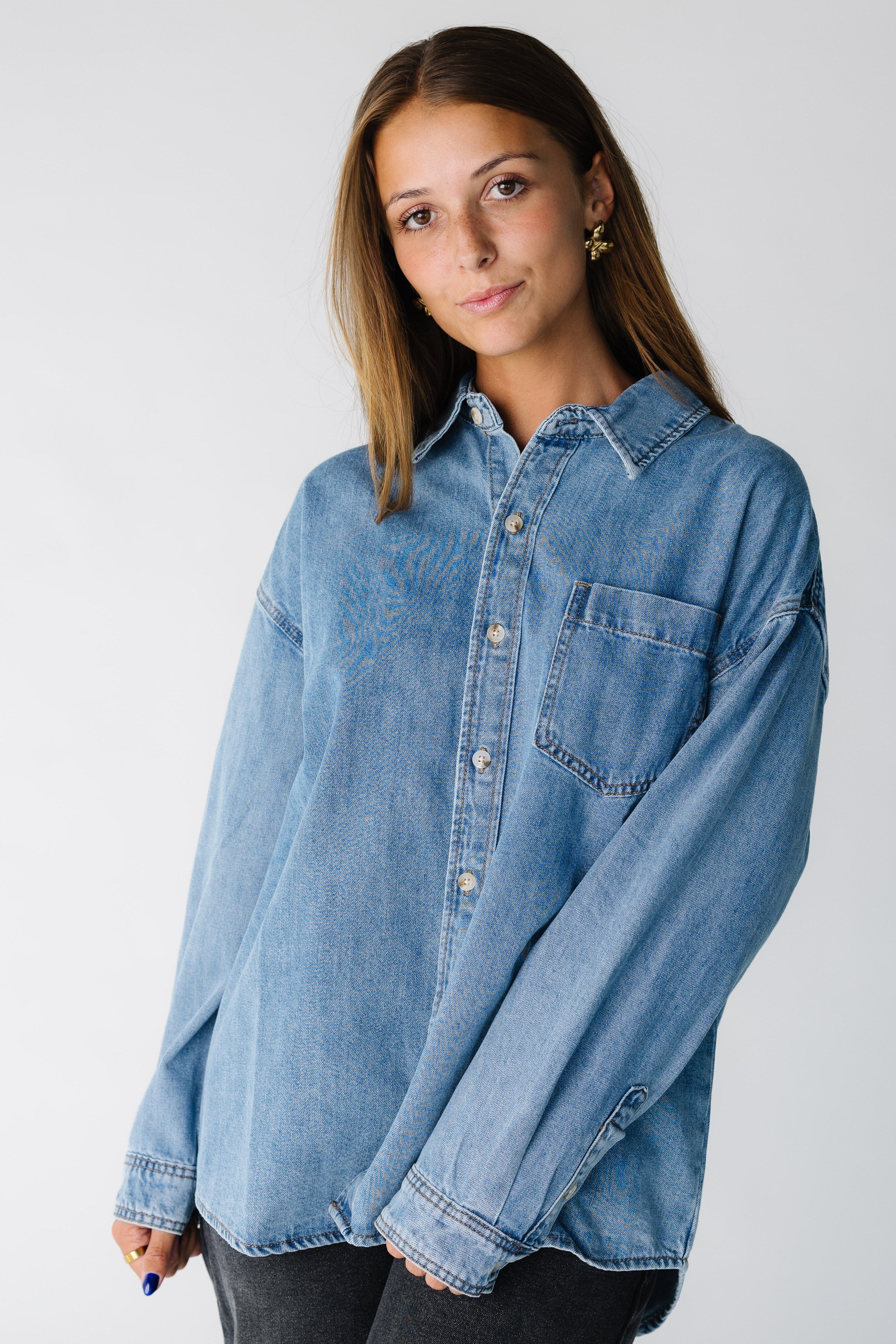 All About Love Denim Shirt - Image 4