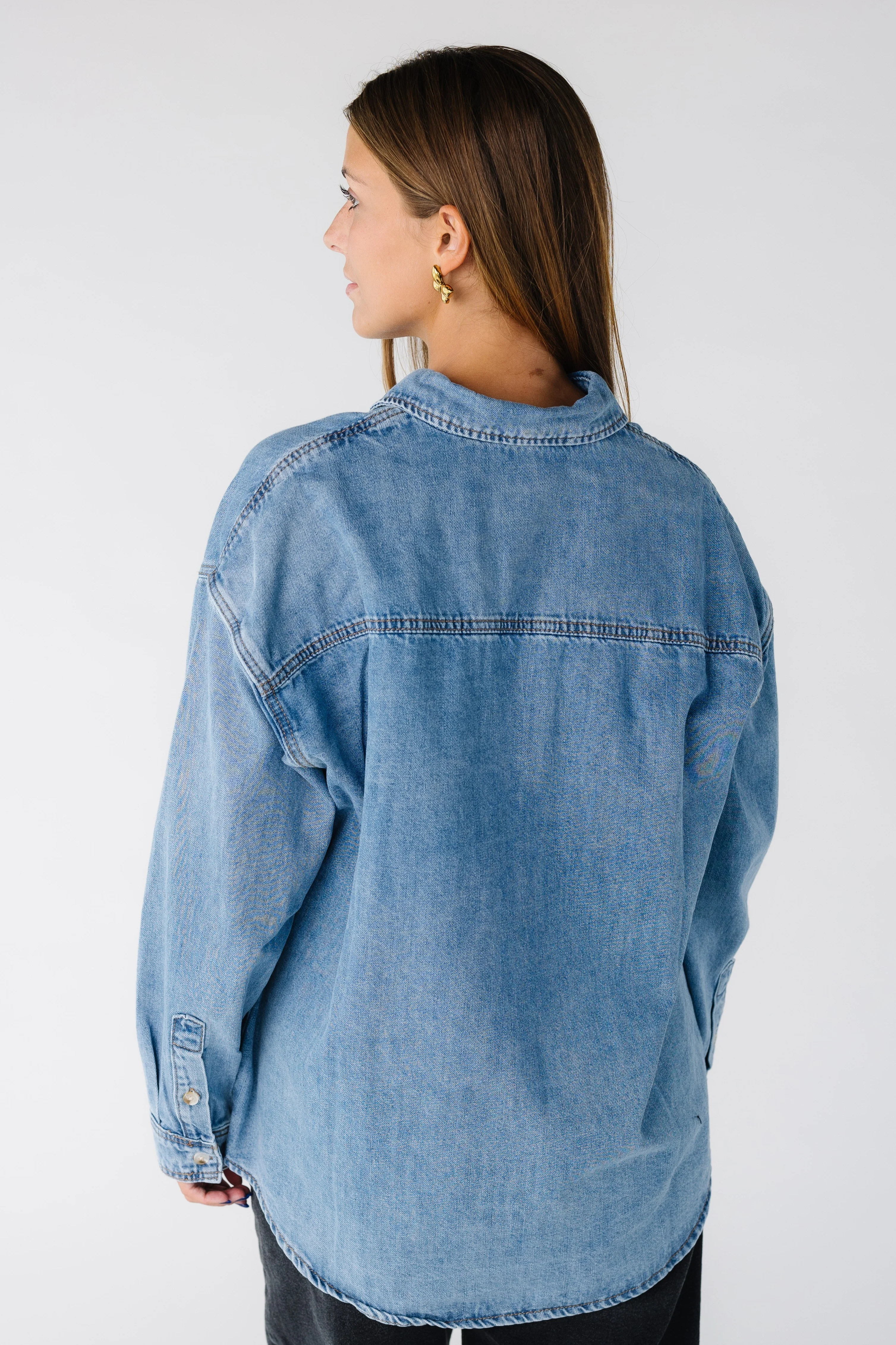 All About Love Denim Shirt - Image 6