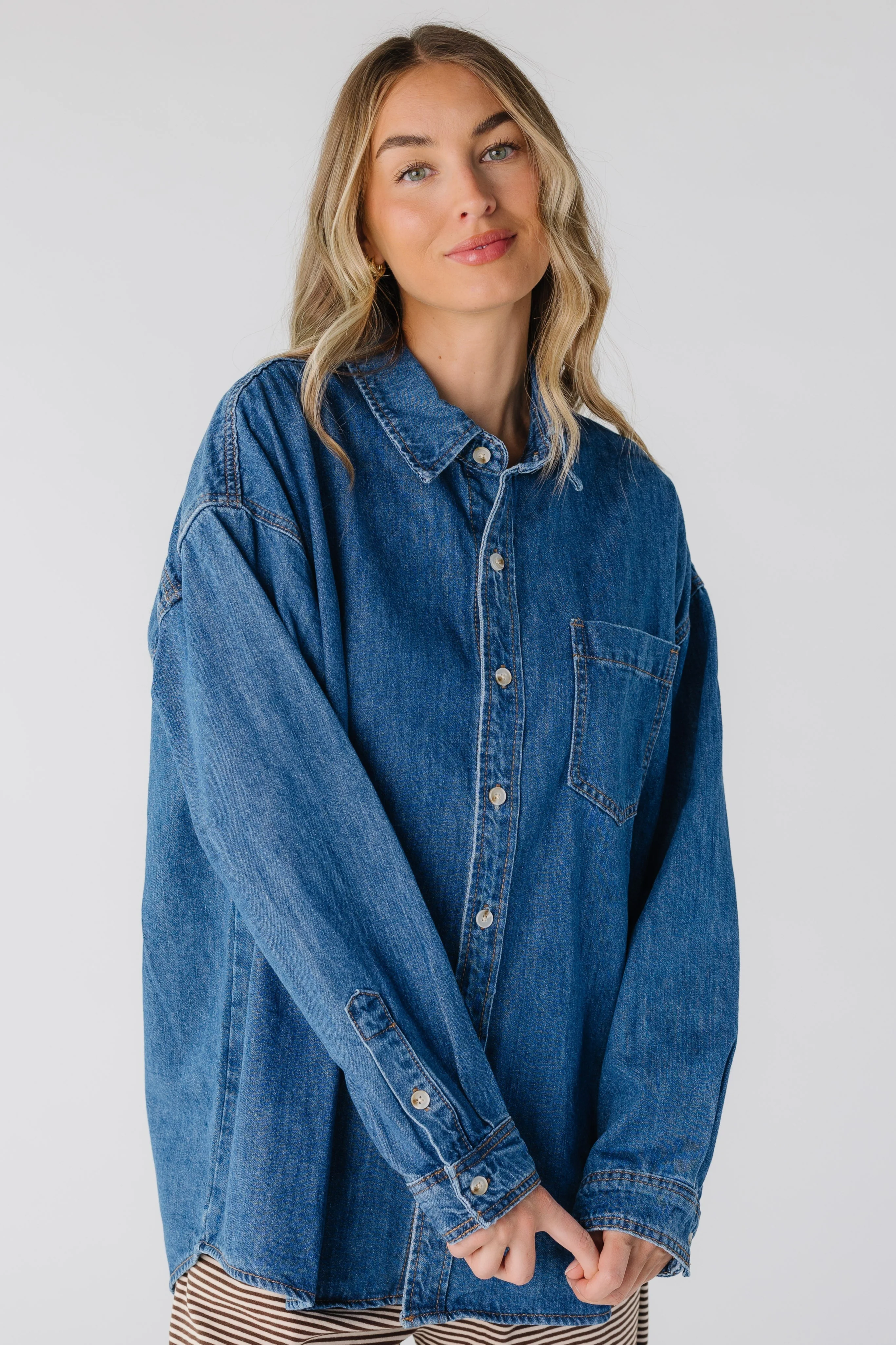 All About Love Denim Shirt - Image 7