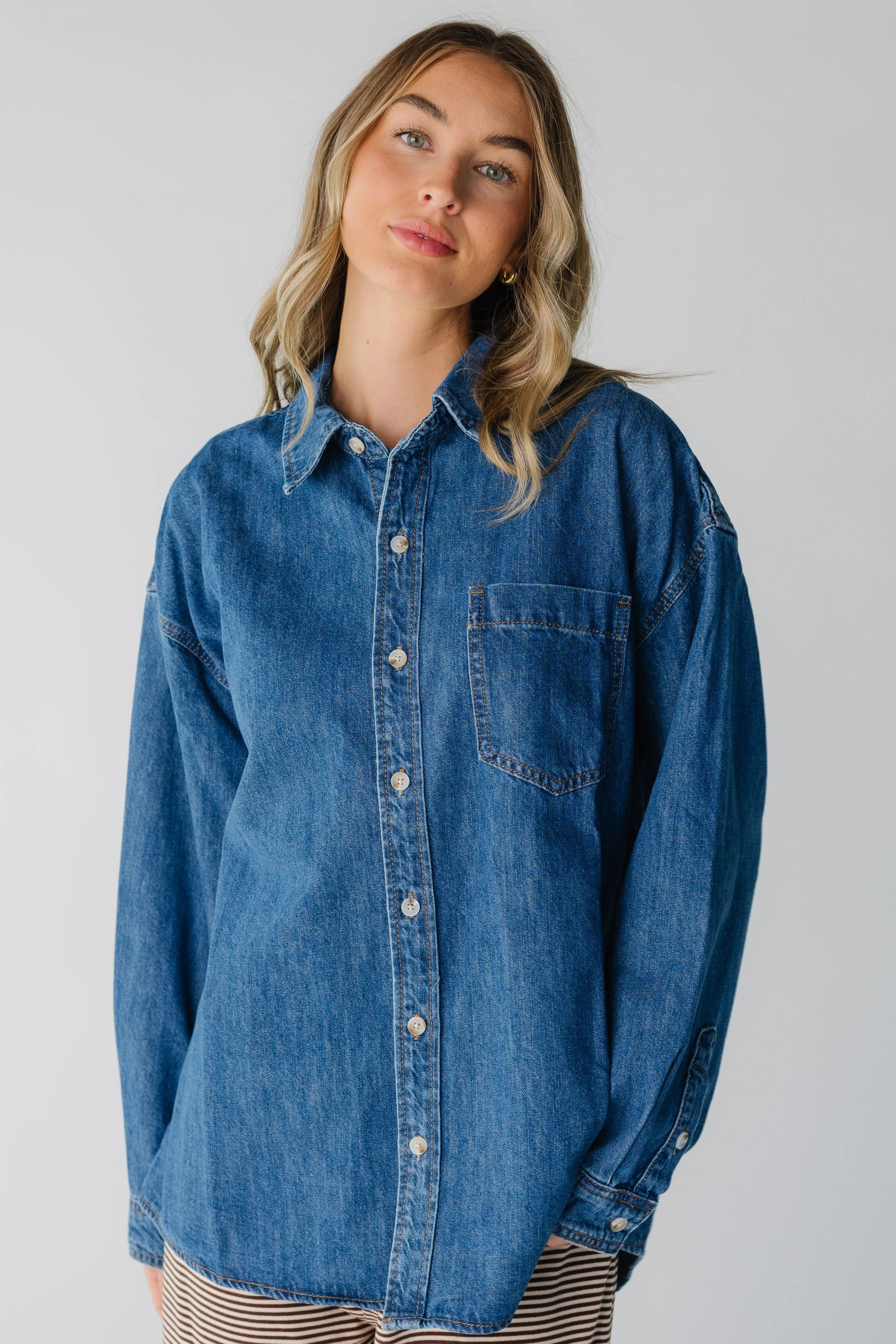 All About Love Denim Shirt - Image 8