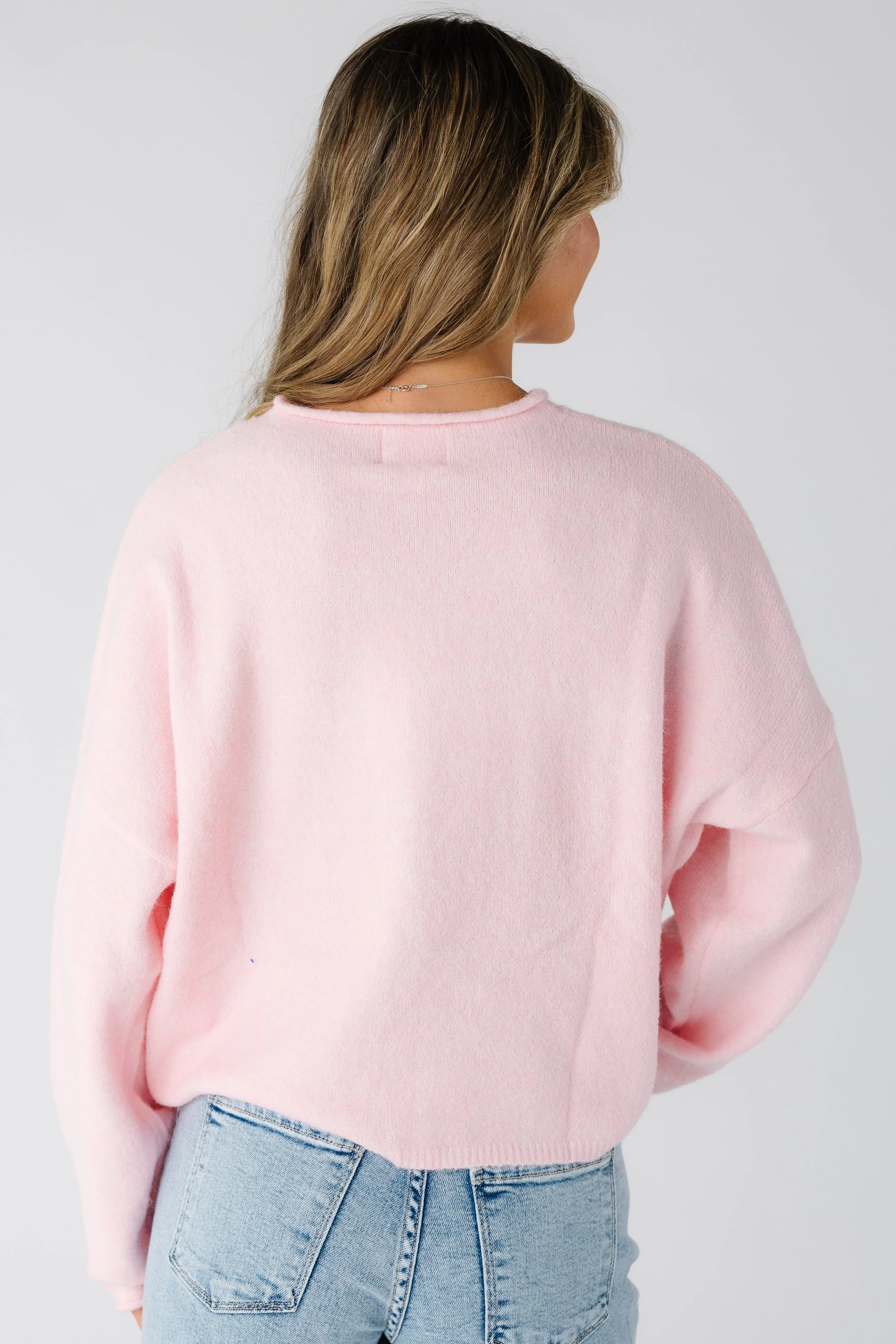 Aria Soft Cardigan - Baby Pink - Image 4