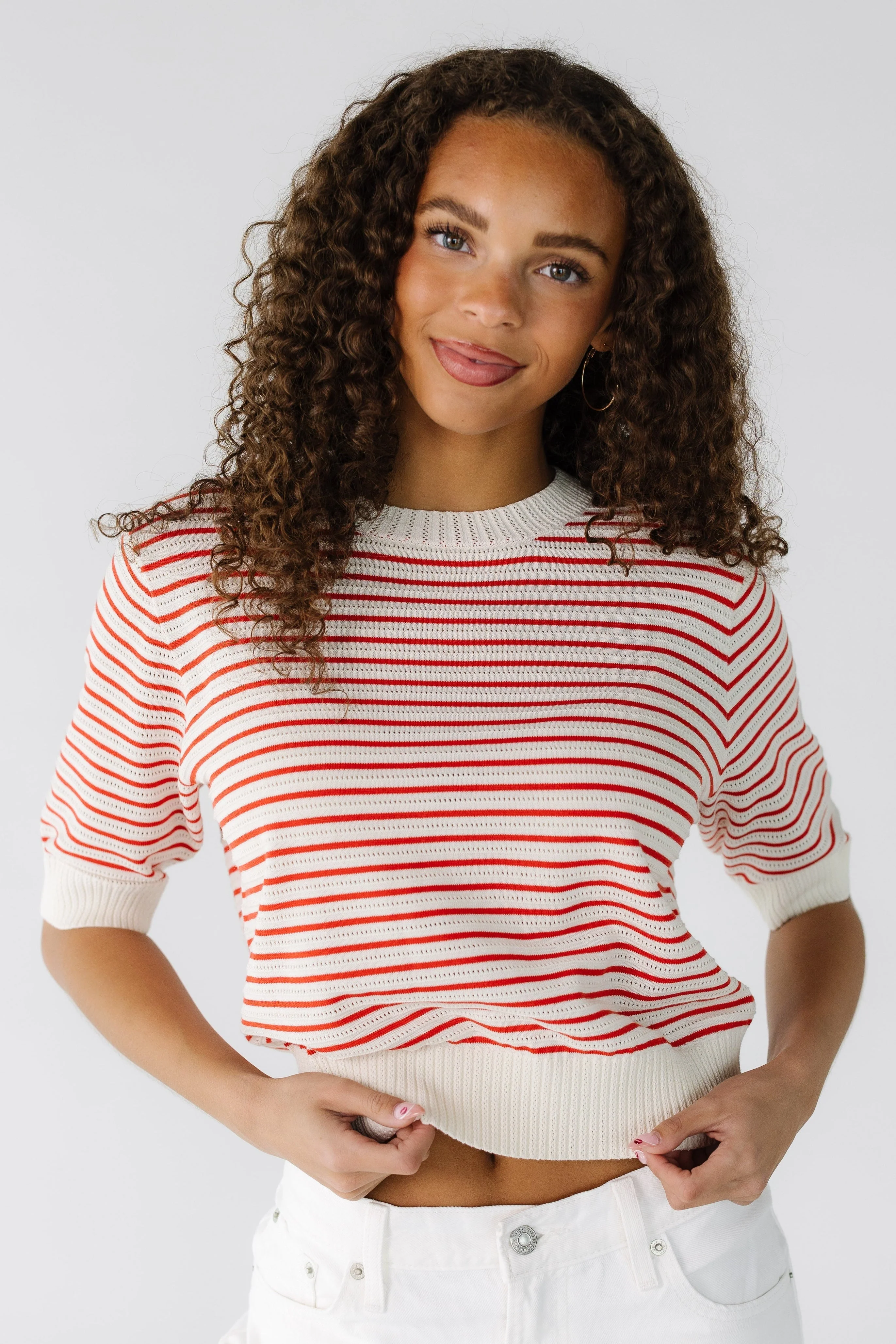 Betsy Short Sleeve Sweater