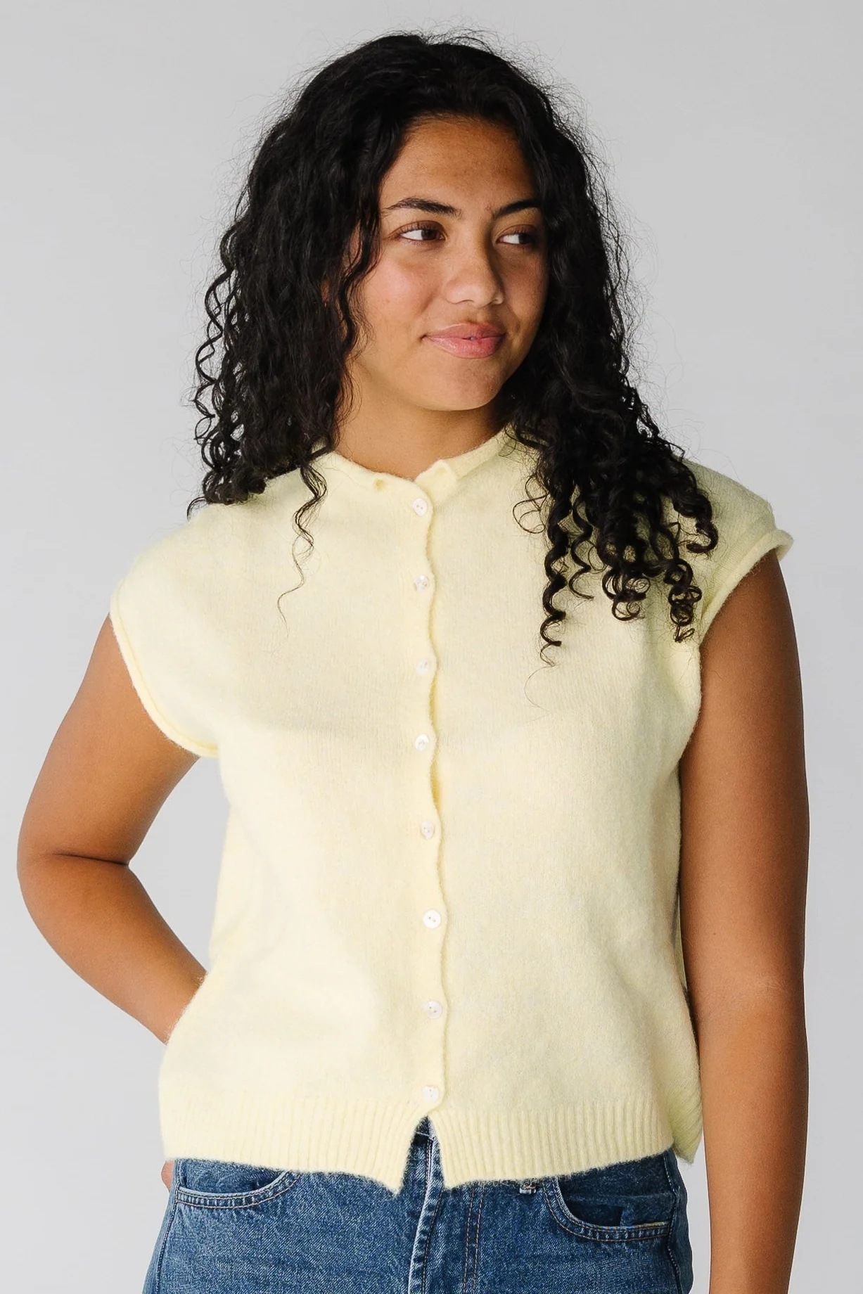 Bonnie Sweater Vest Cardigan - Image 13