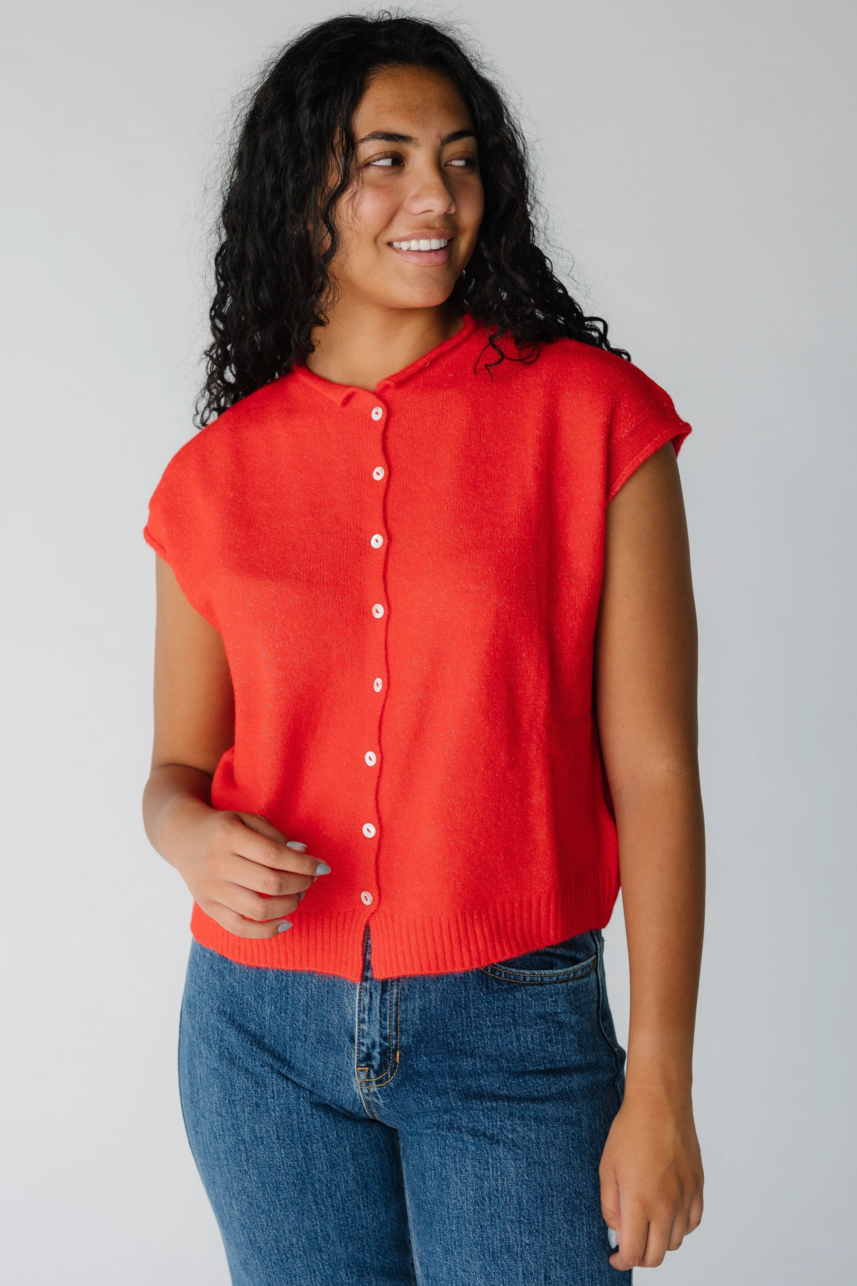 Bonnie Sweater Vest Cardigan - Image 5