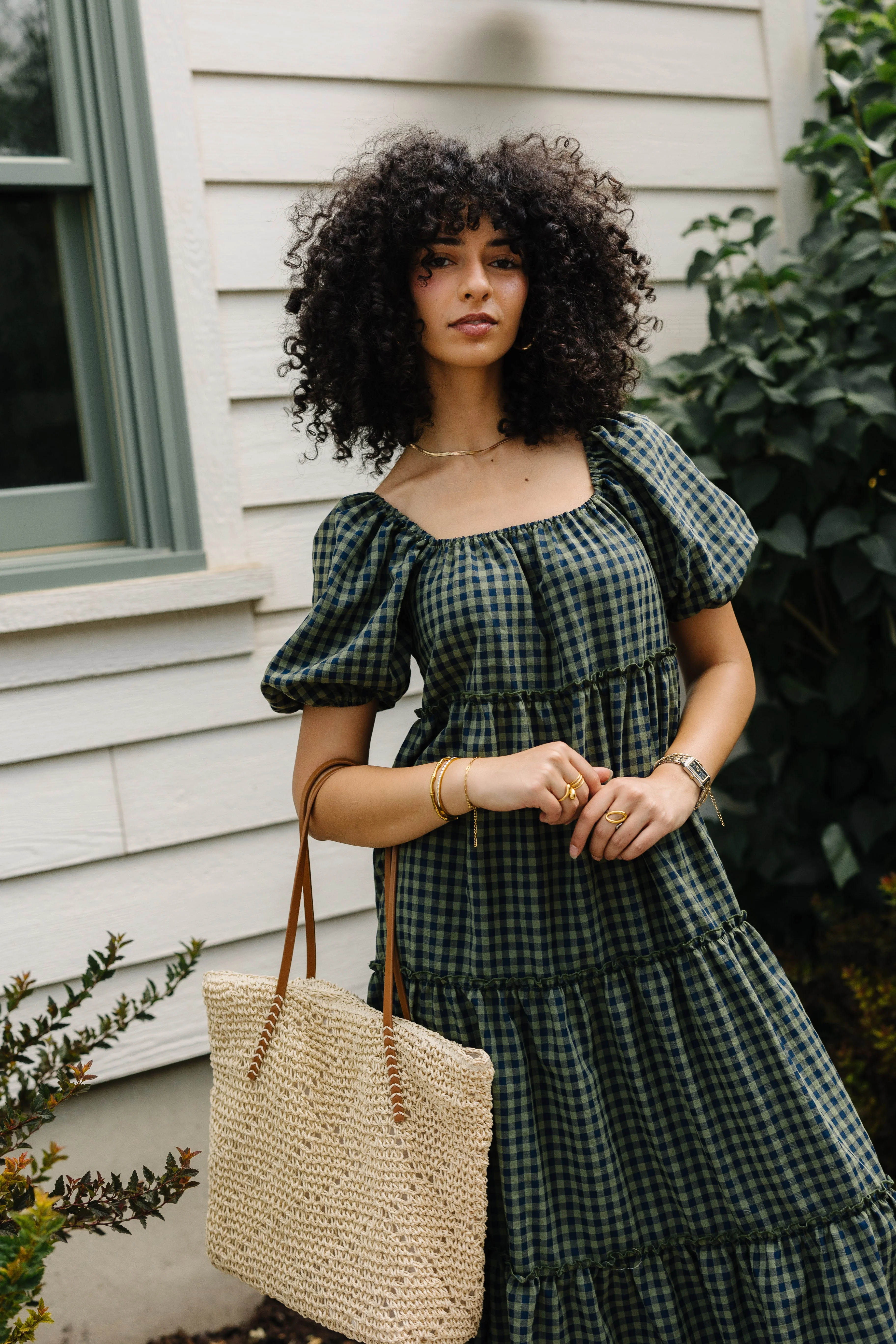 Brass & Roe Charity Gingham Dress - Image 2