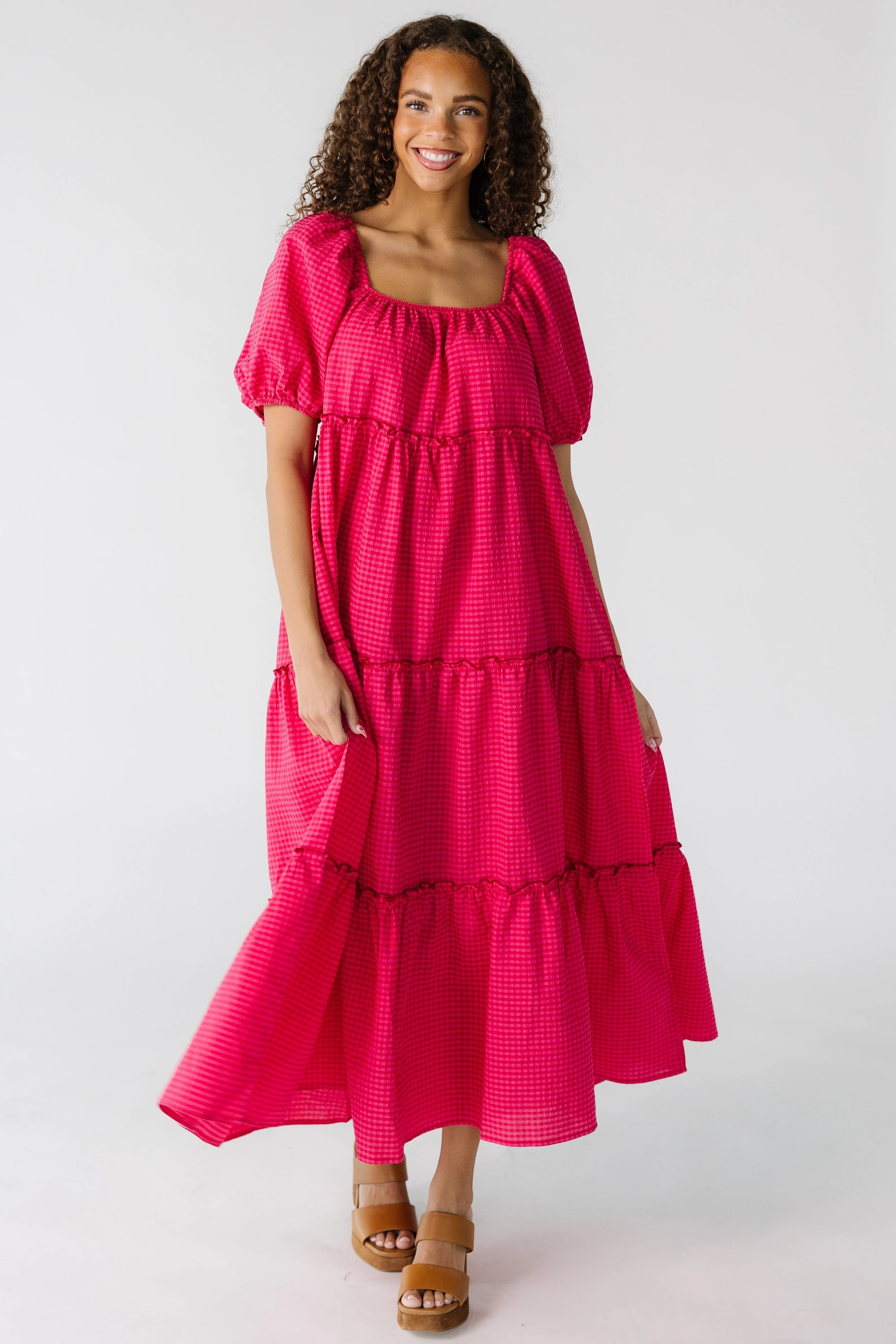 Brass & Roe Charity Spring Gingham Dress - Image 2