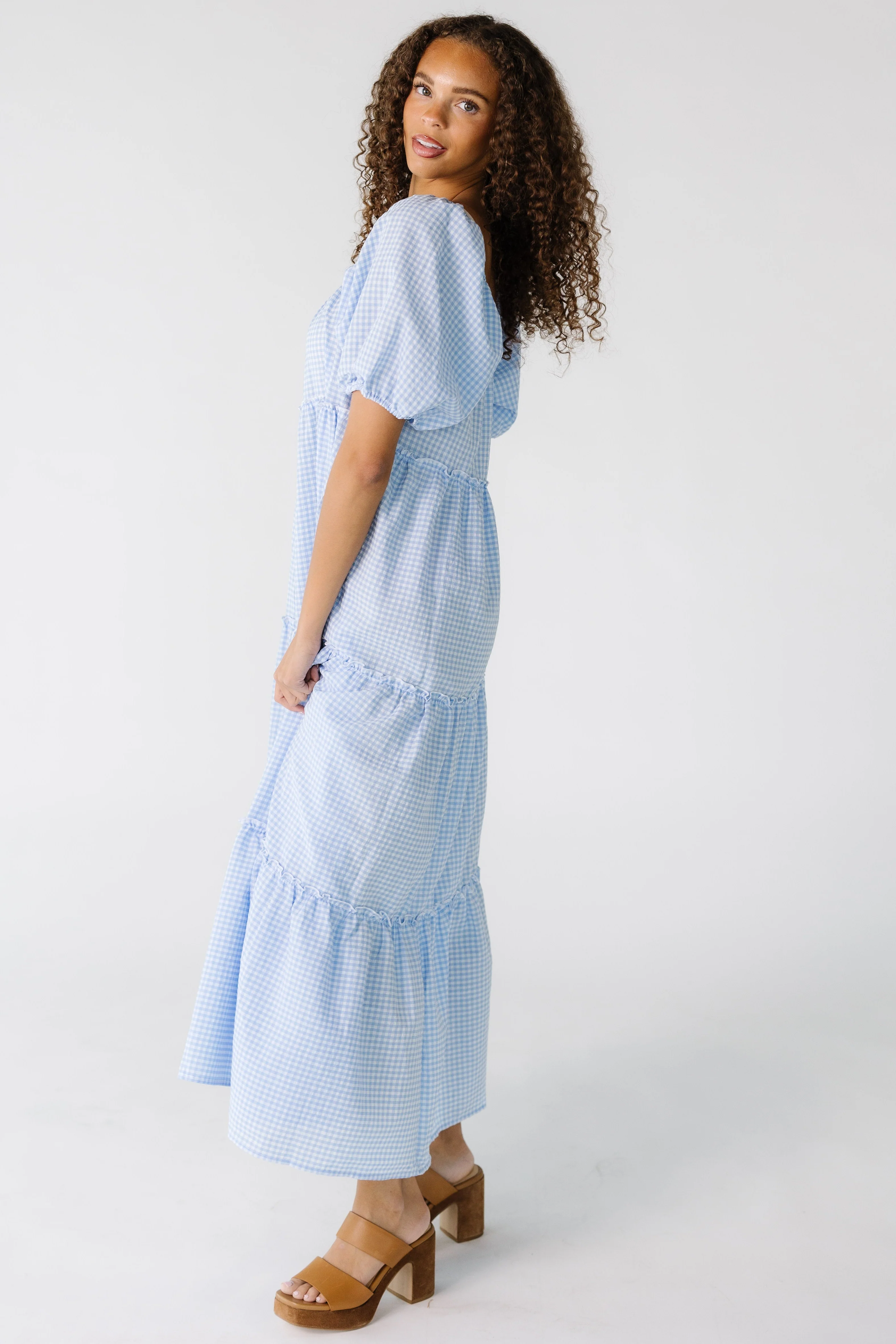 Brass & Roe Charity Spring Gingham Dress - Image 4