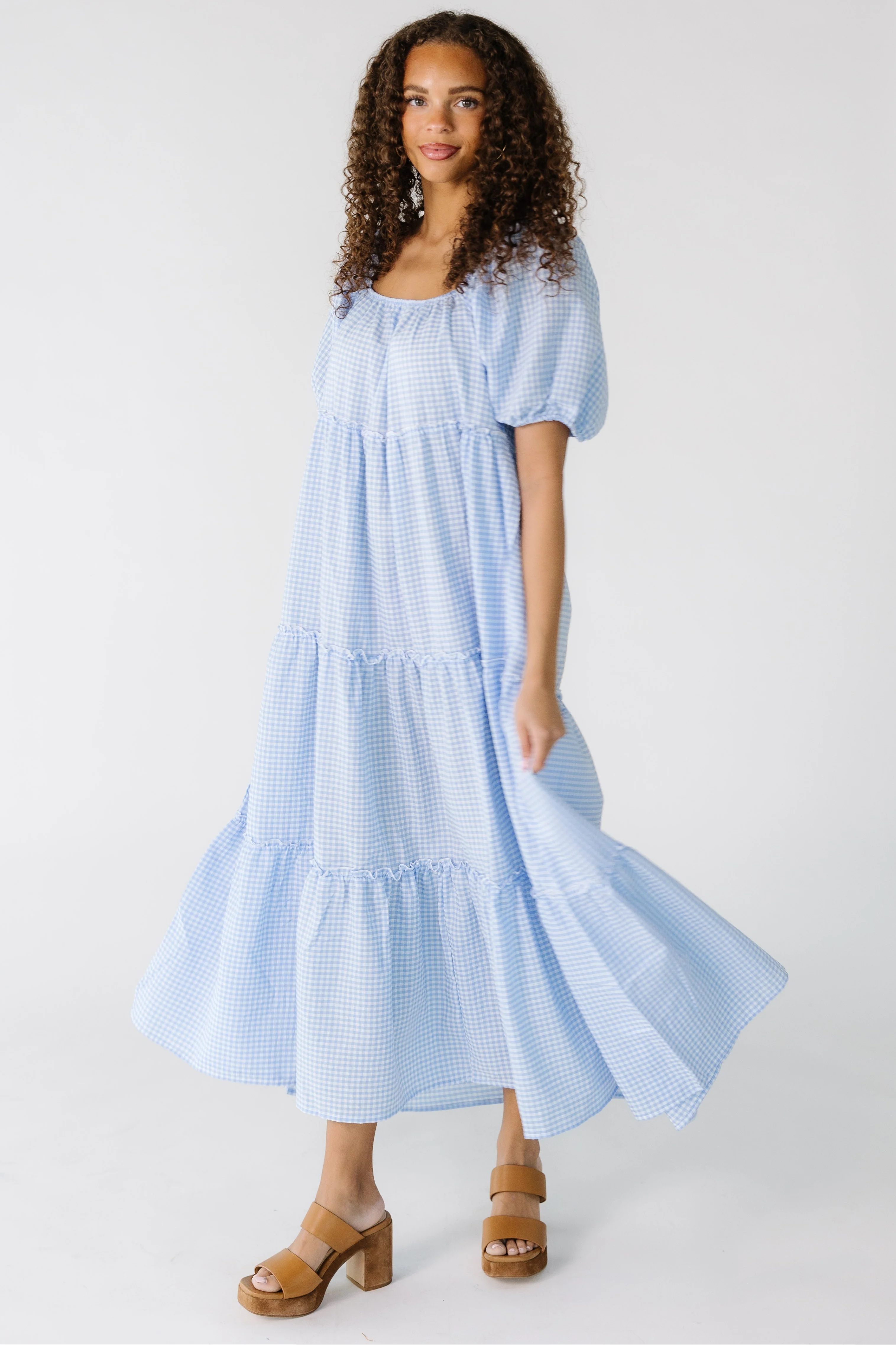 Brass & Roe Charity Spring Gingham Dress - Image 5