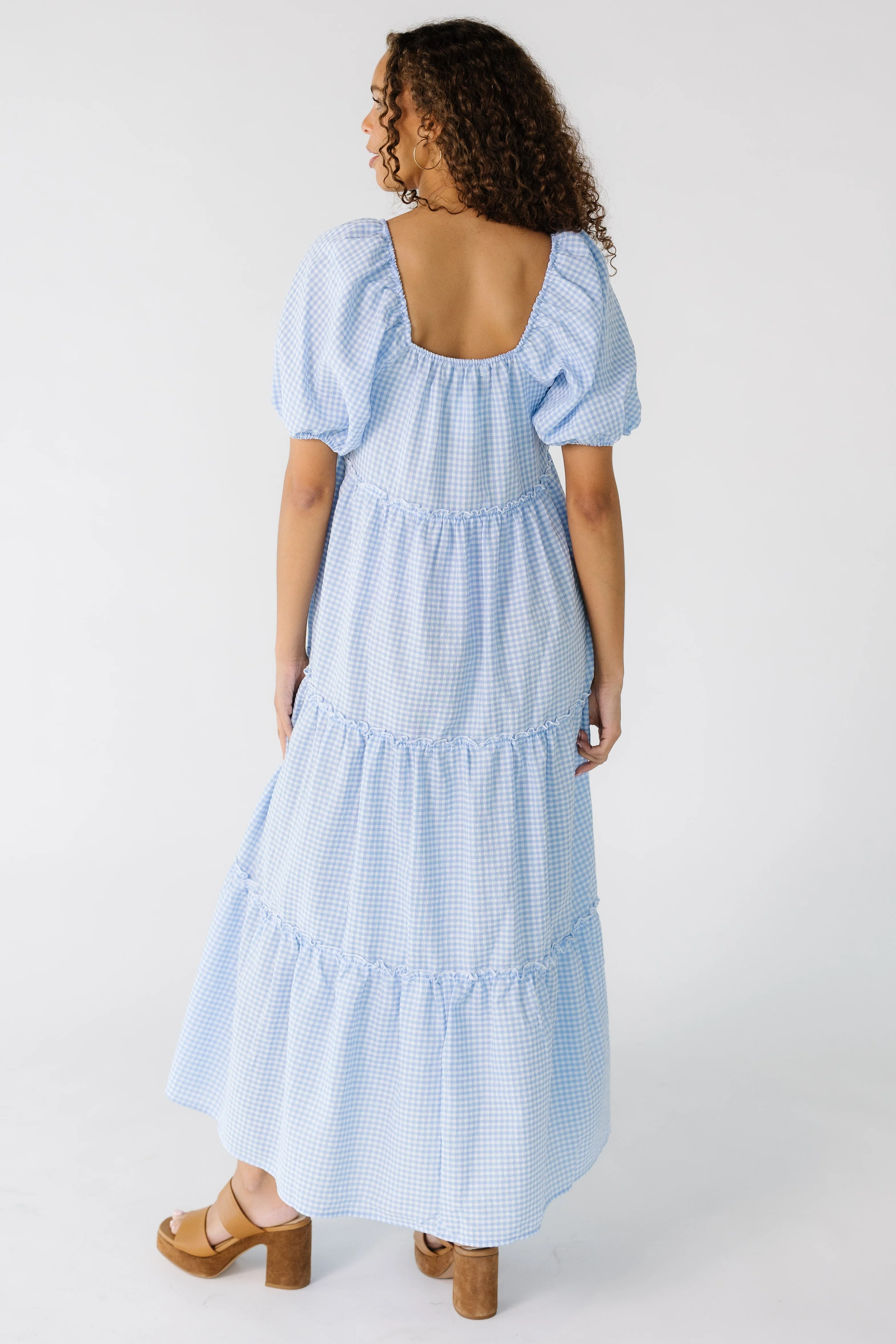 Brass & Roe Charity Spring Gingham Dress - Image 6