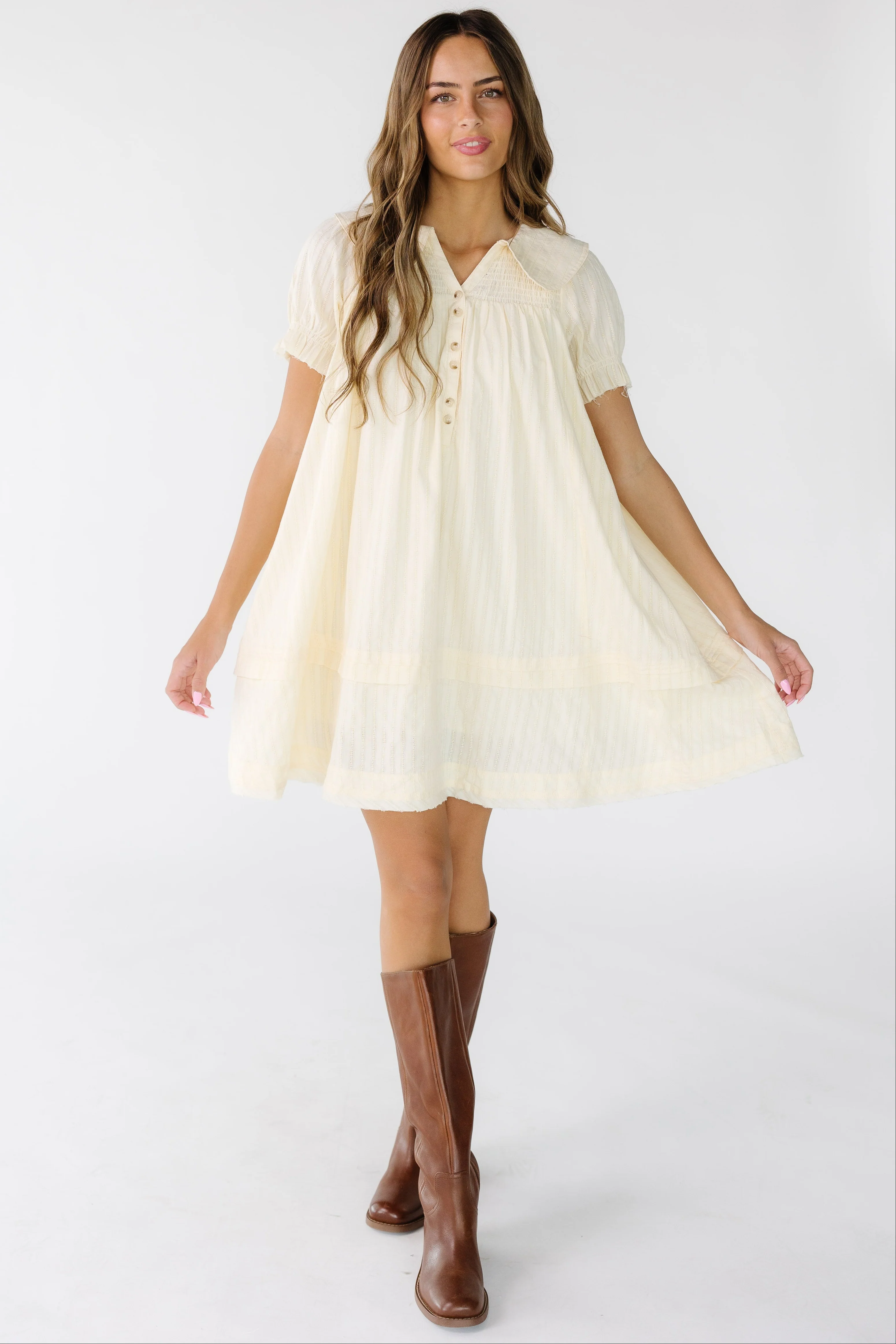 Brass & Roe Collared Knee Dress - Image 4