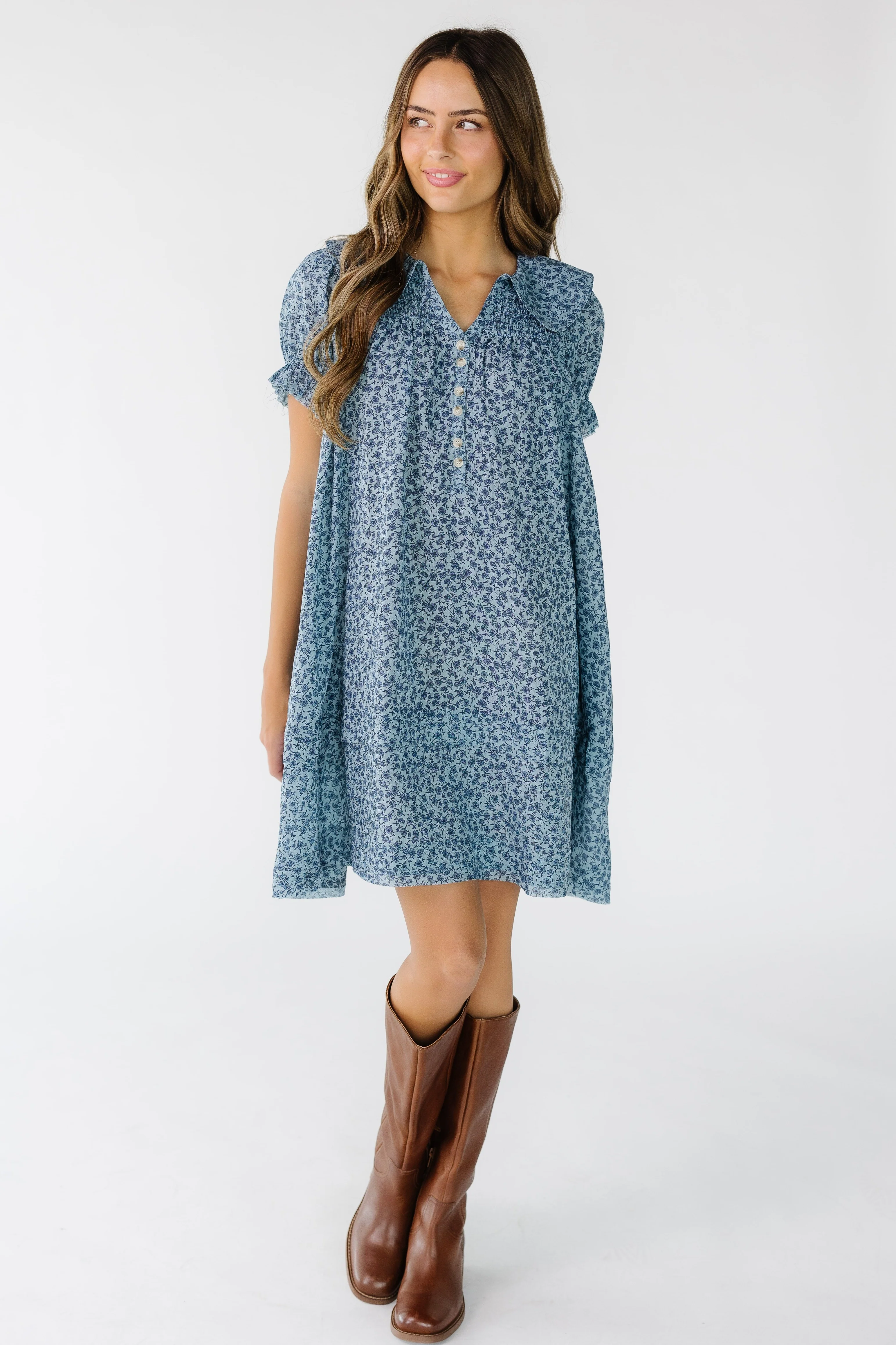 Brass & Roe Collared Knee Dress - Image 9