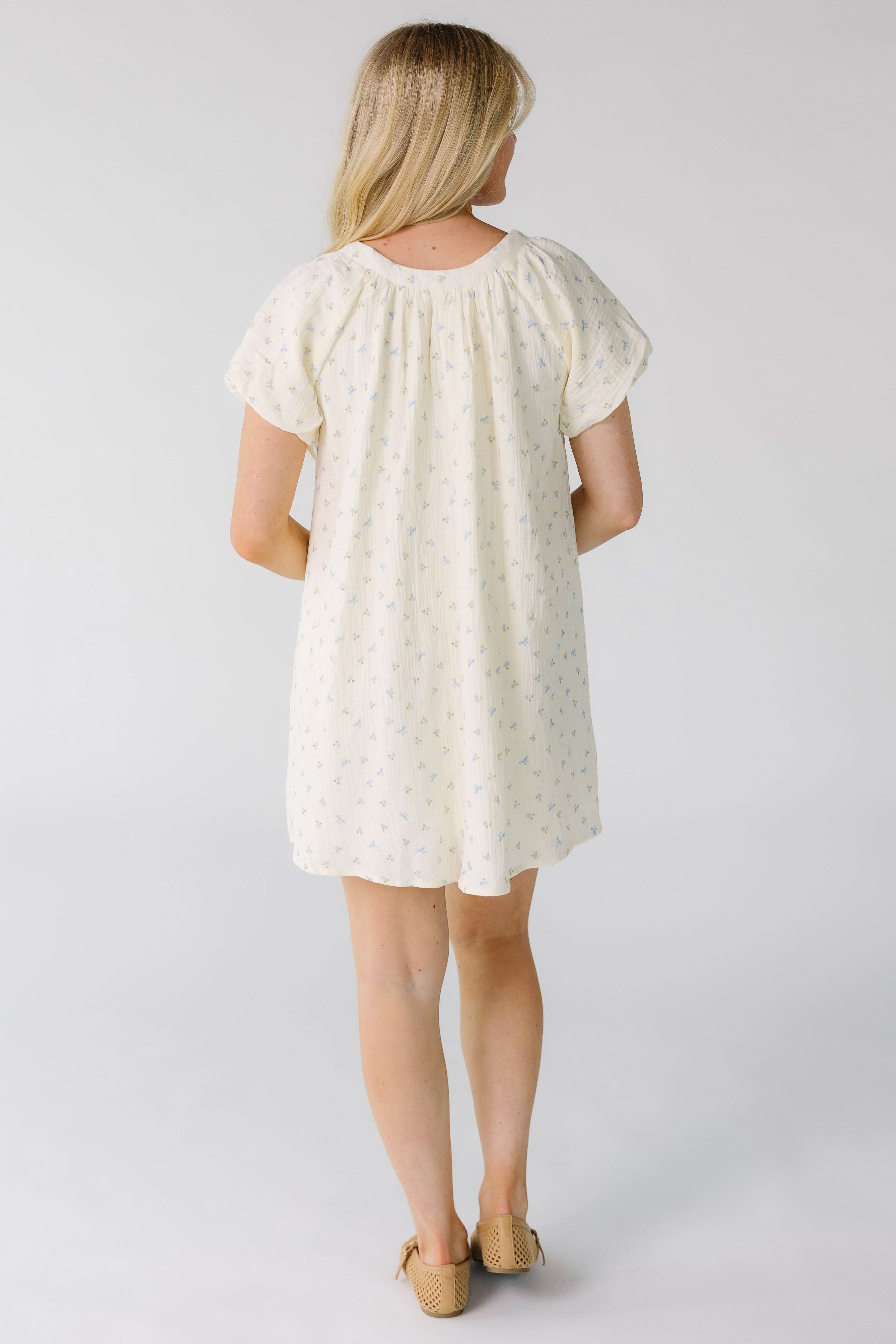 Brass & Roe Ellie Print Knee Dress - Image 11
