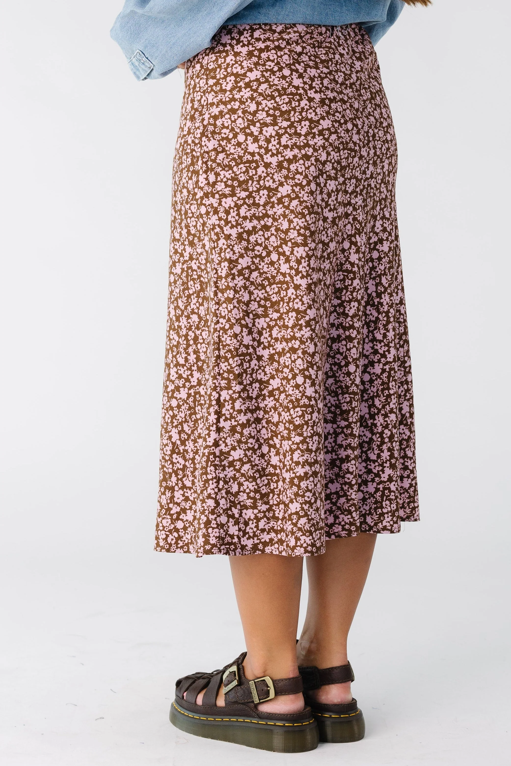 Brass & Roe Ellie Print Midi Skirt - Image 12