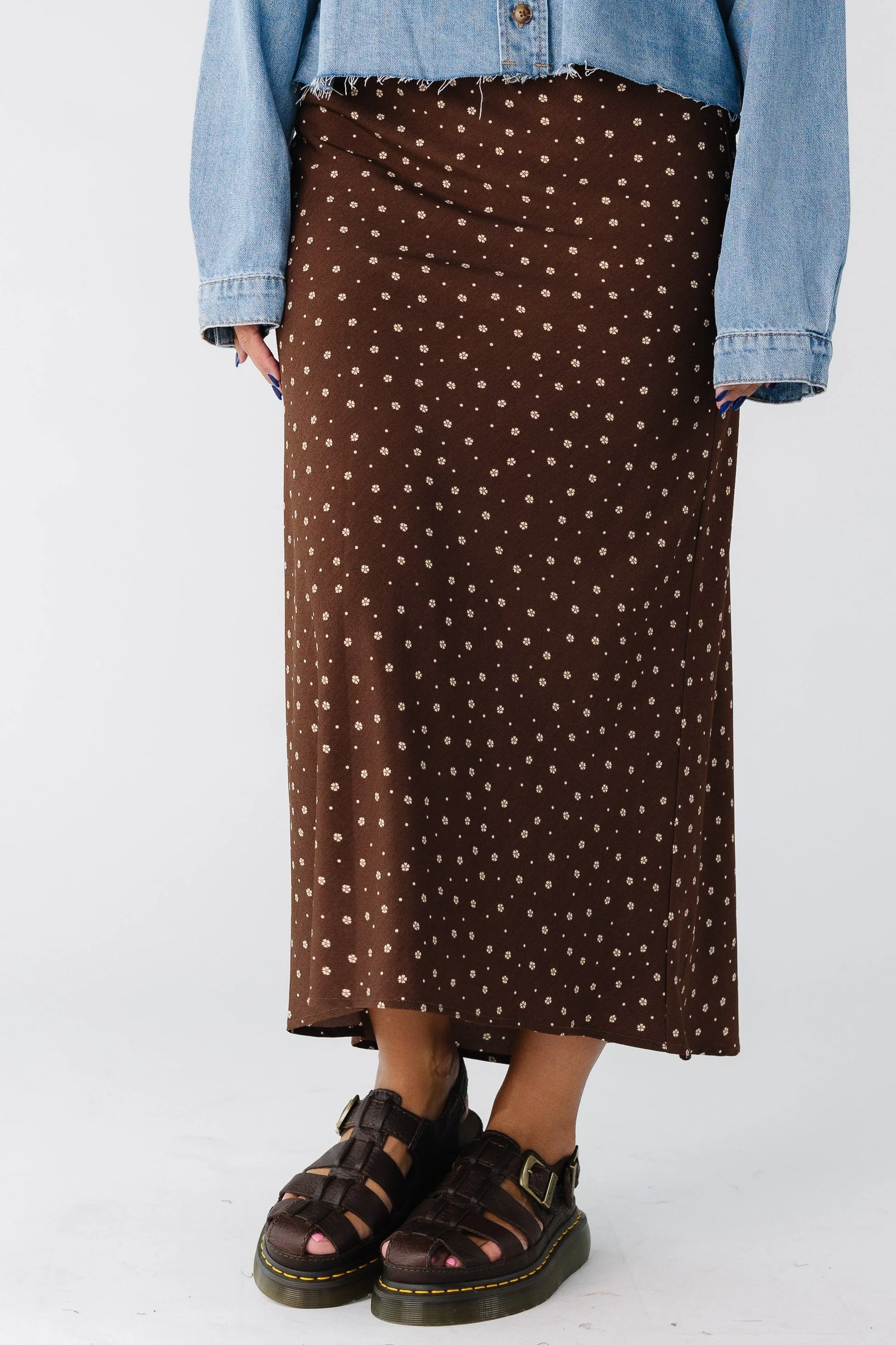 Brass & Roe Ellie Print Midi Skirt - Image 4