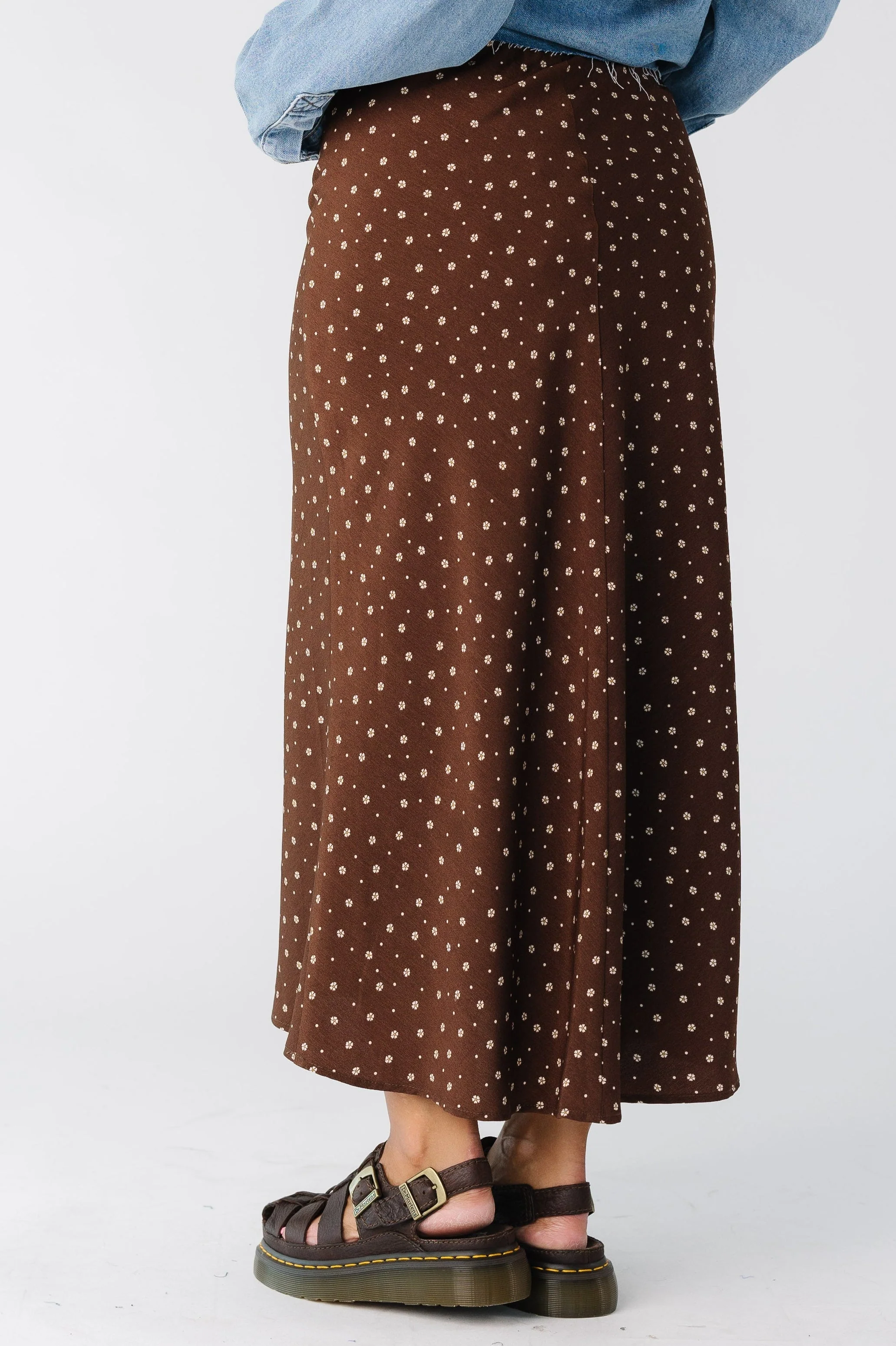Brass & Roe Ellie Print Midi Skirt - Image 6