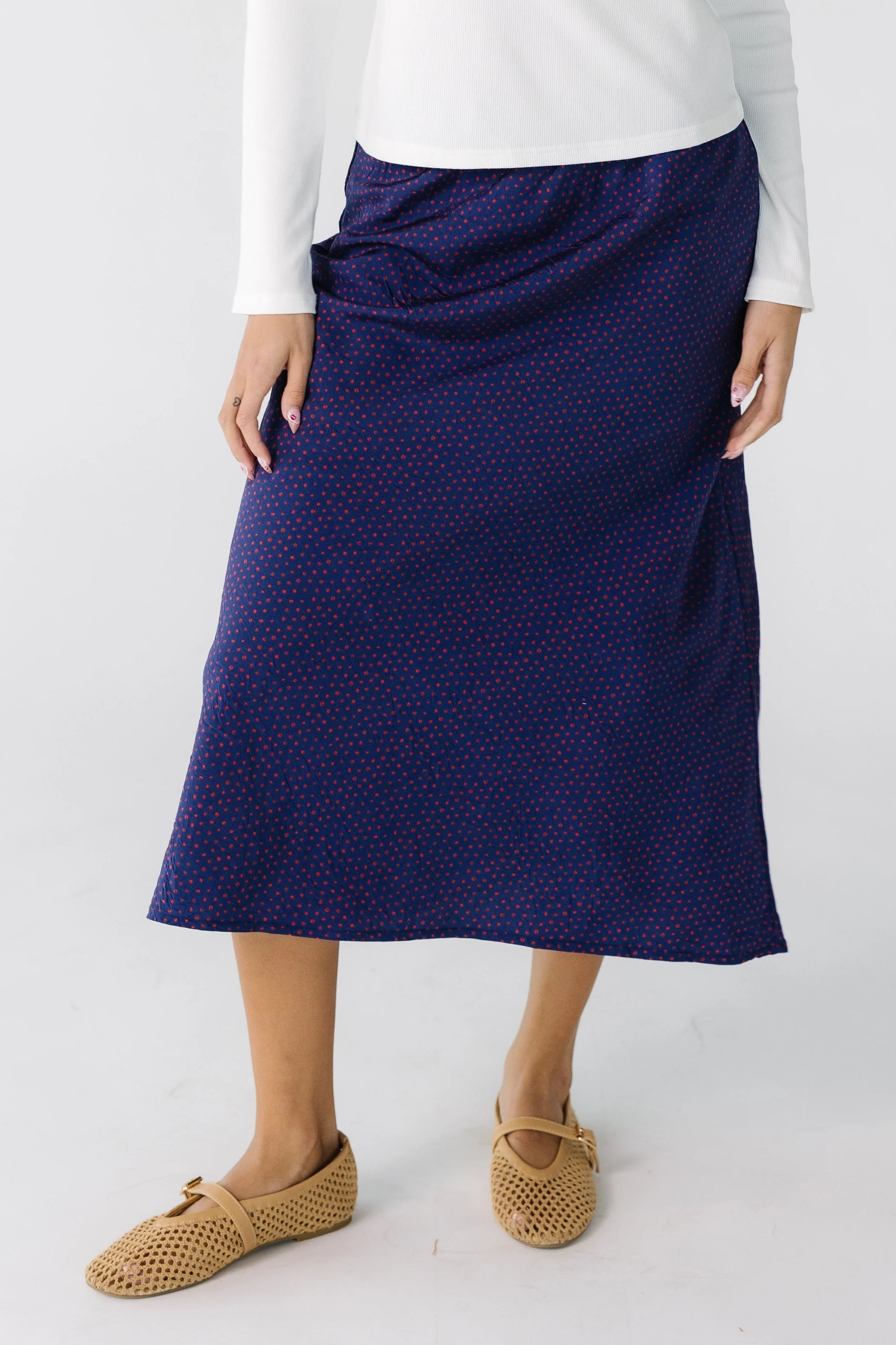 Brass & Roe Ellie Print Skirt - Purple - Image 2