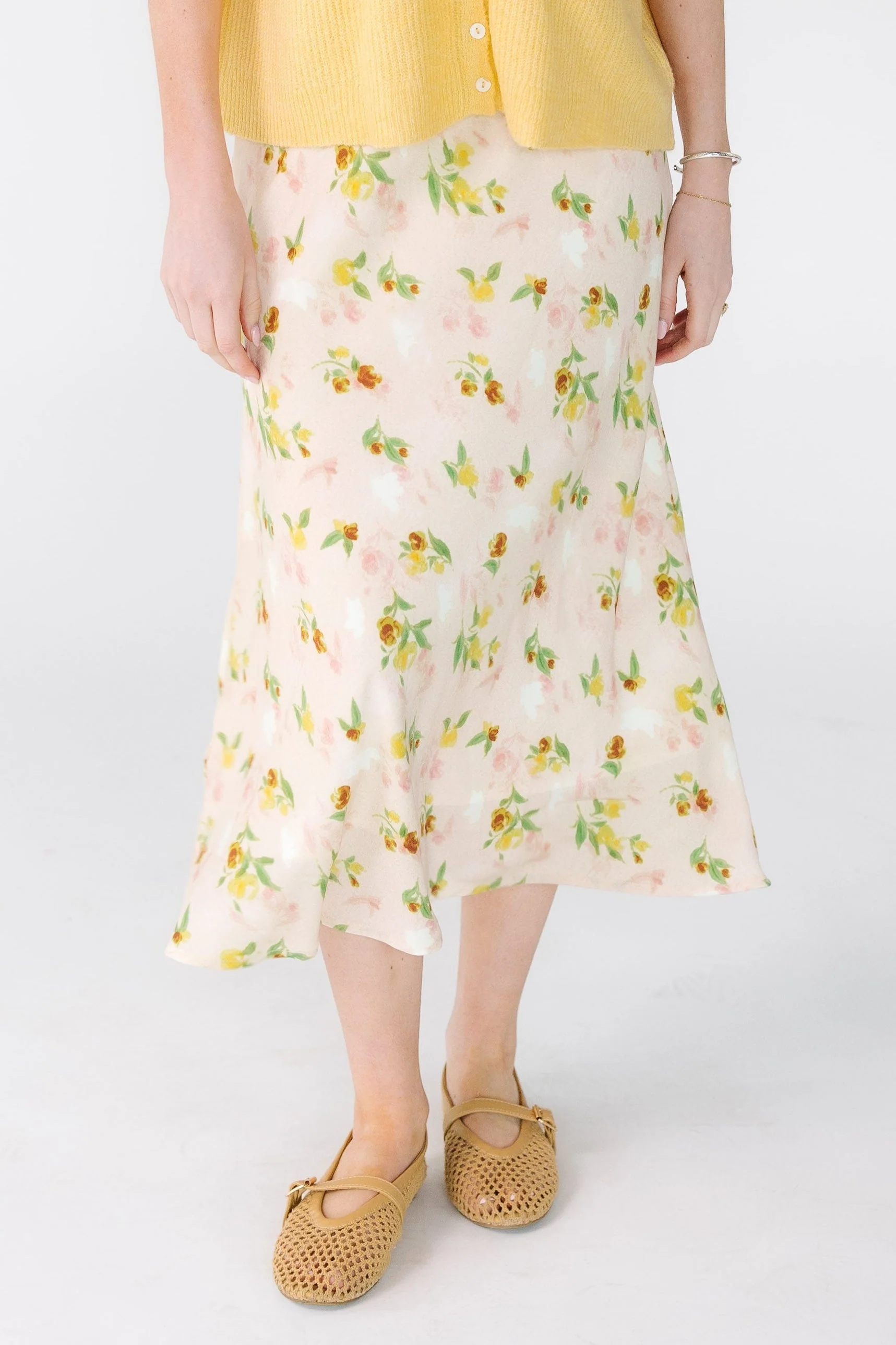 Brass & Roe Ellie Spring Print Skirt - Image 2