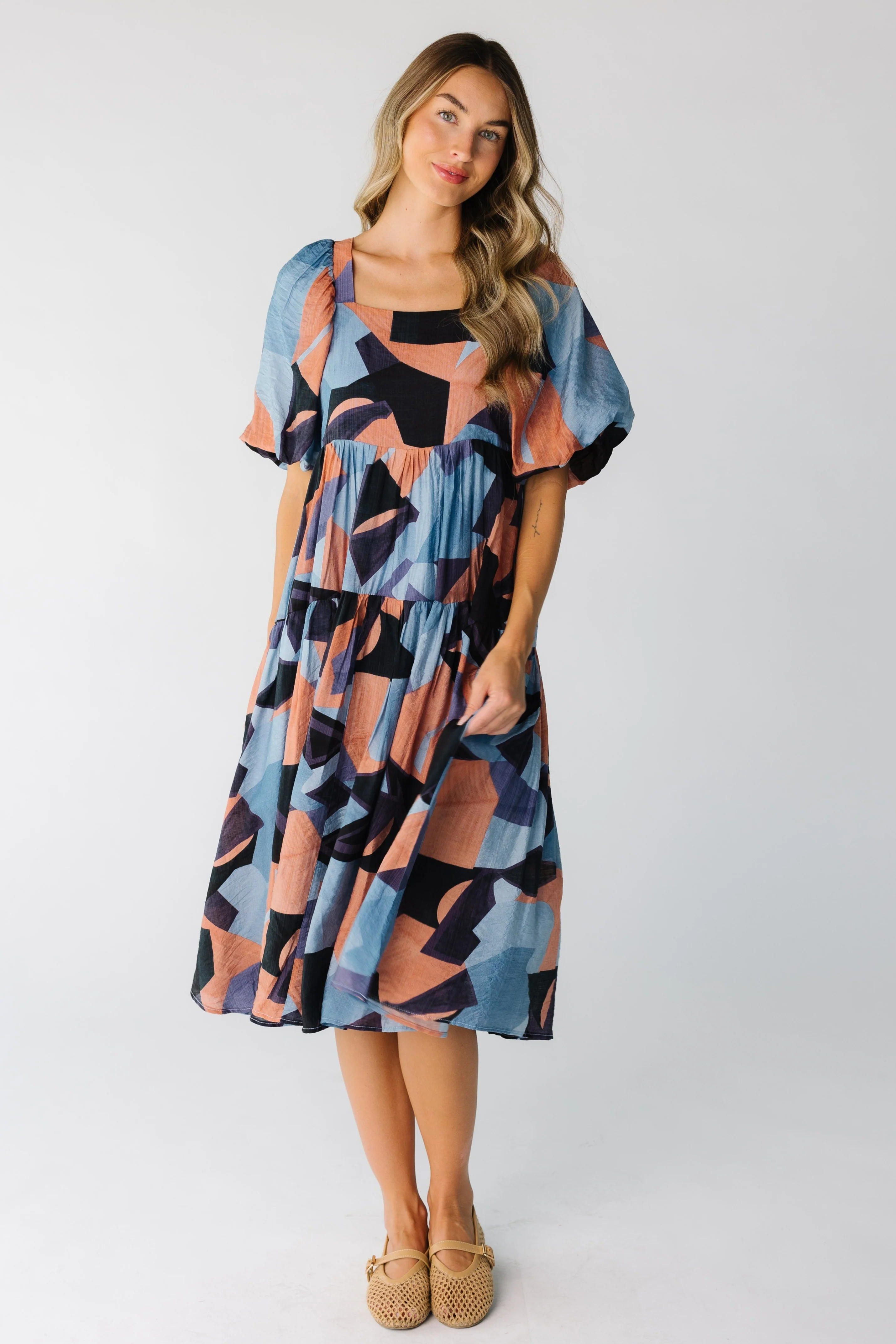 Brass & Roe Harlem Square Neck Dress - Image 3