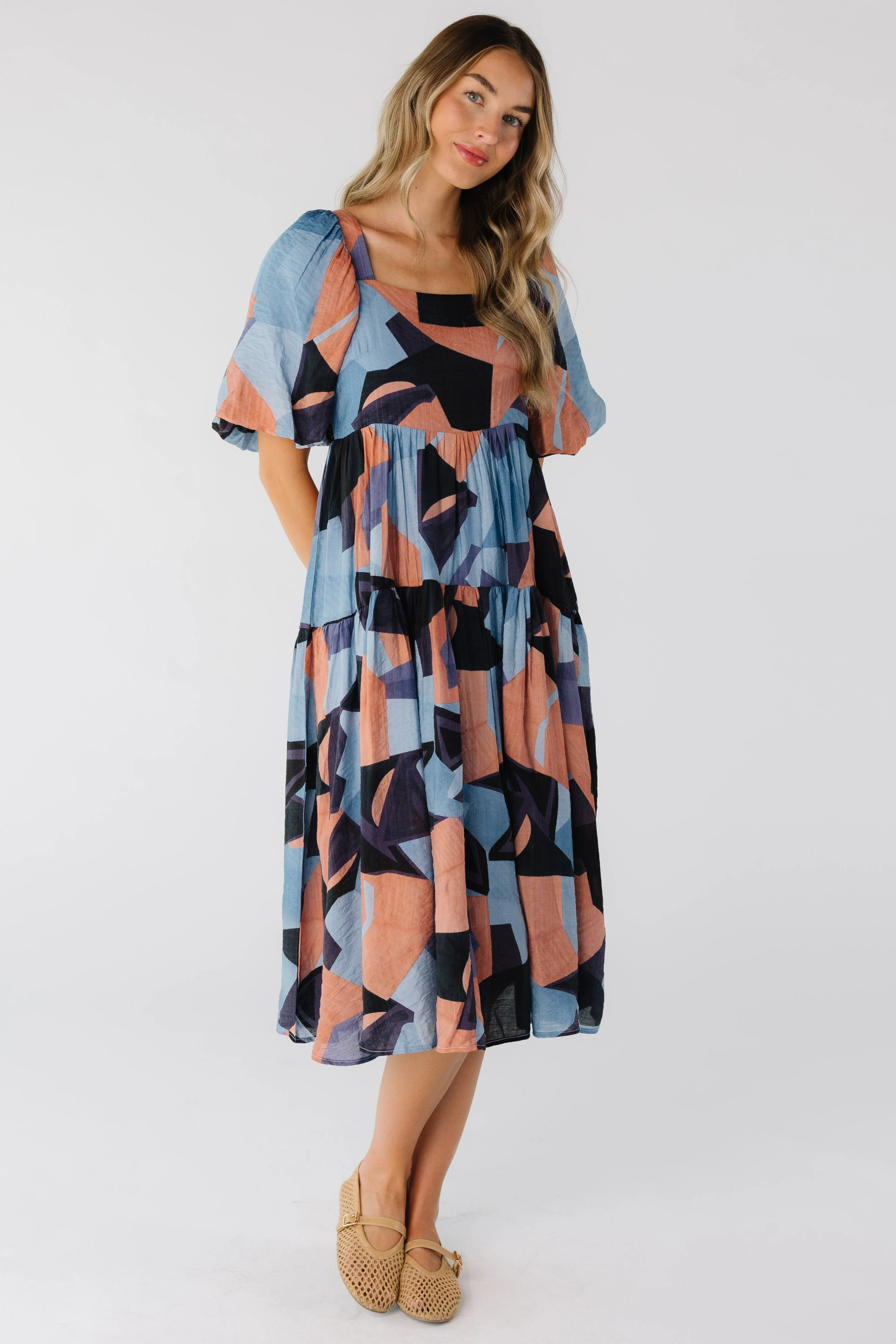 Brass & Roe Harlem Square Neck Dress - Image 4