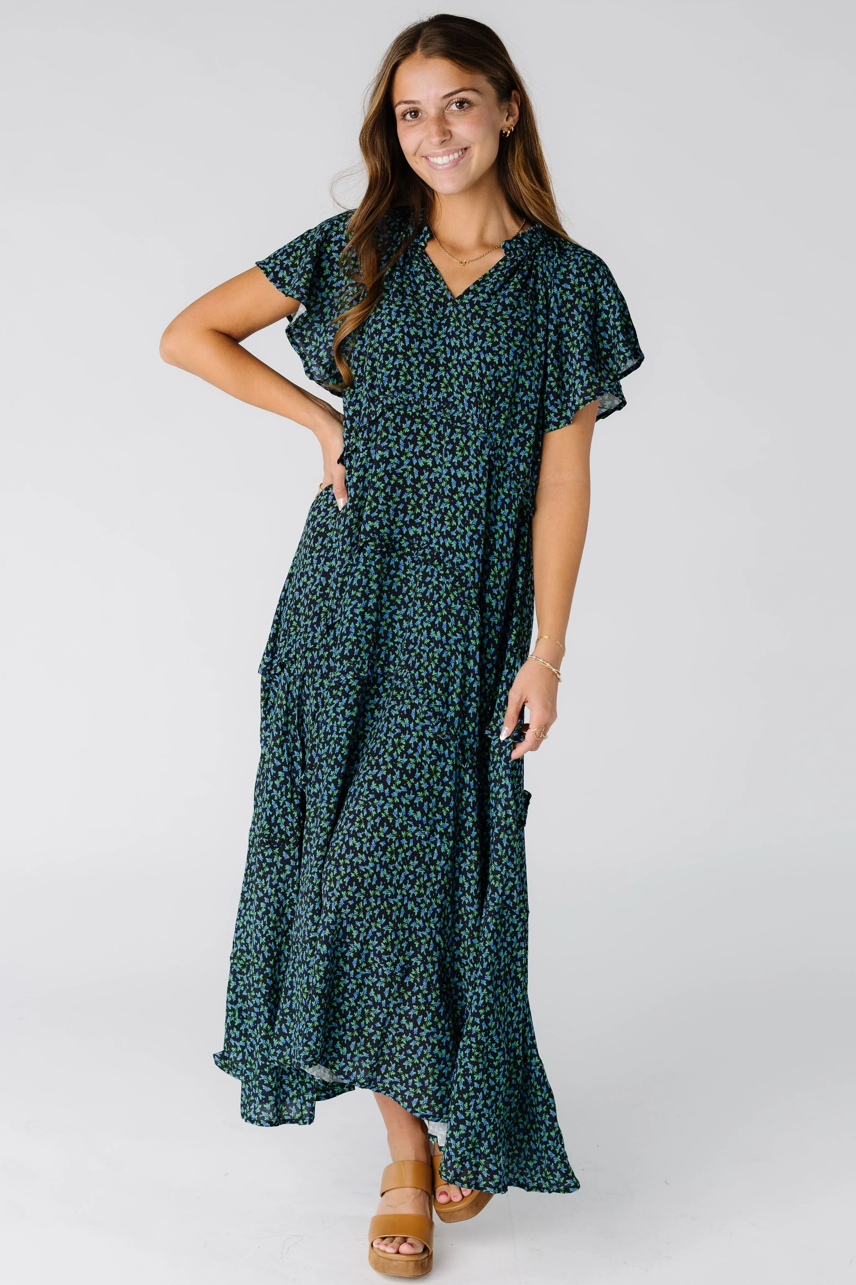 Brass & Roe Kelsey Tiered Maxi
