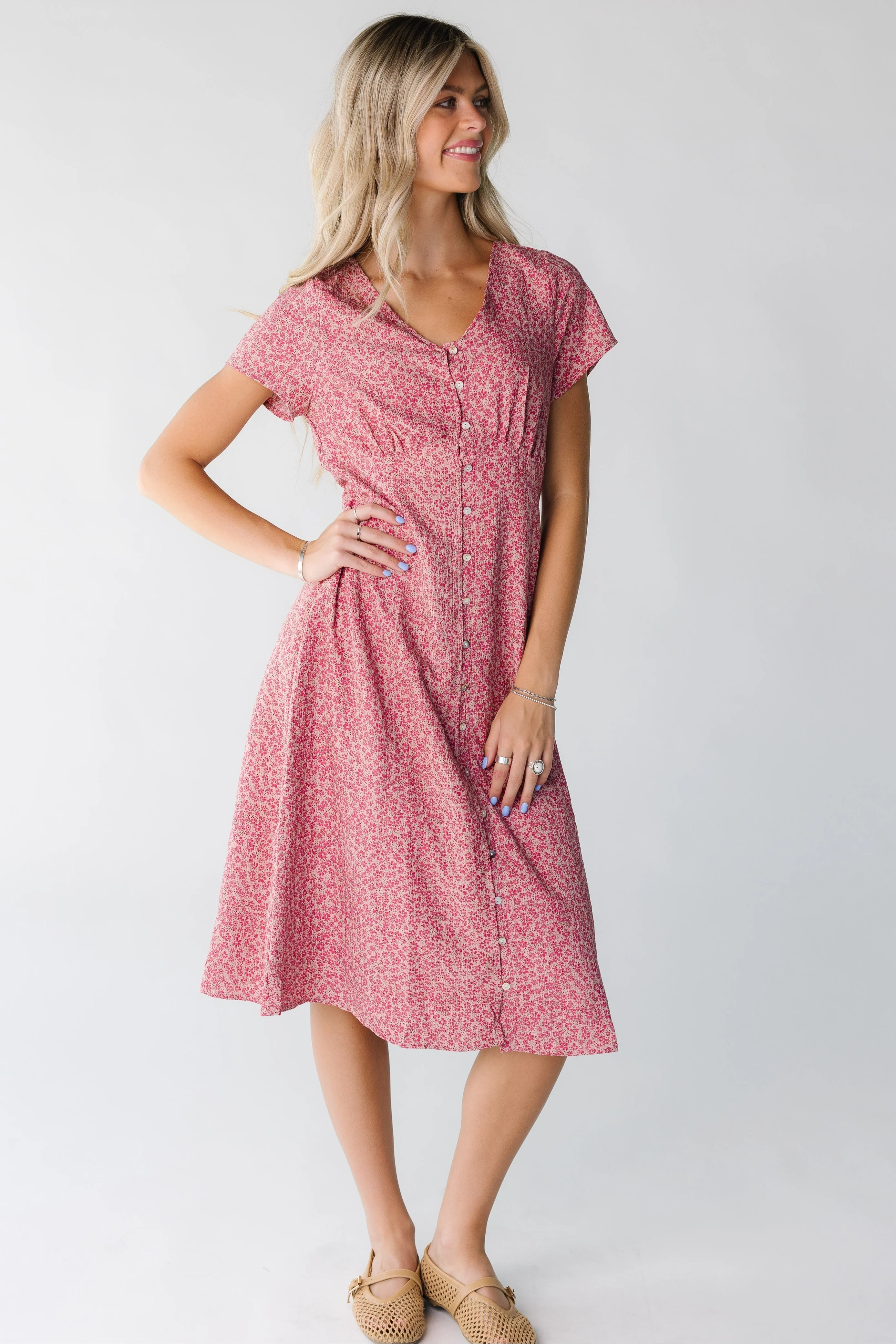 Brass & Roe Kendra Button Down Dress - Image 11