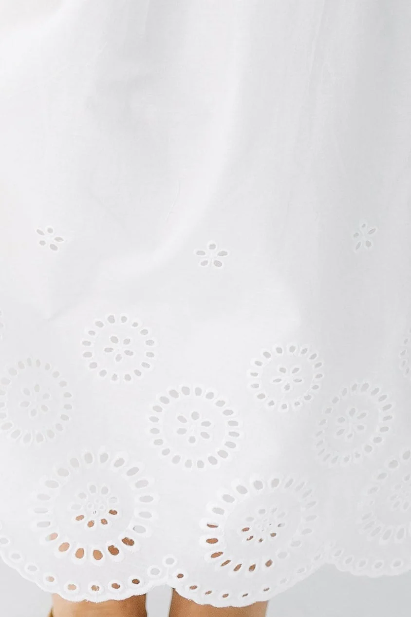 Brass & Roe Melanie Eyelet Midi Skirt - Image 9