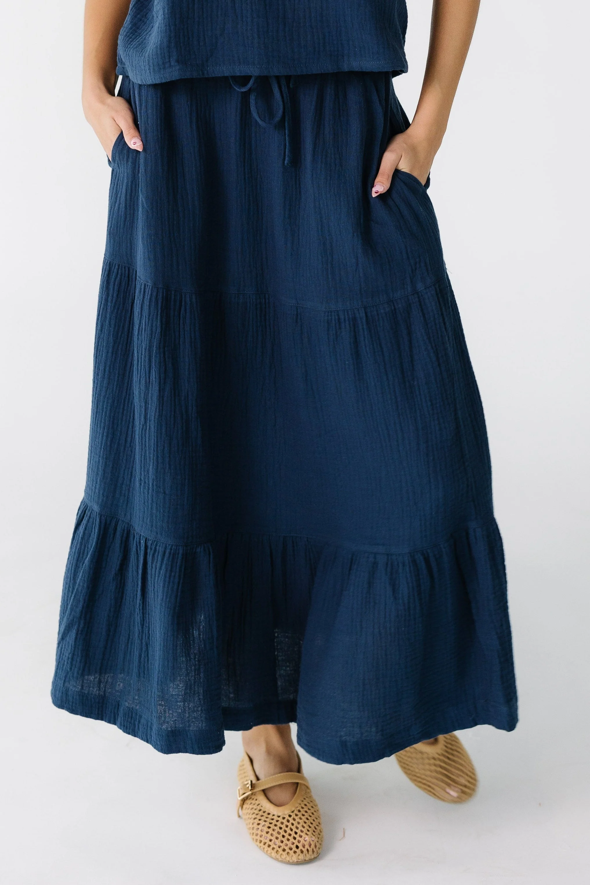 Brass & Roe Millie Gauze Skirt - Image 3