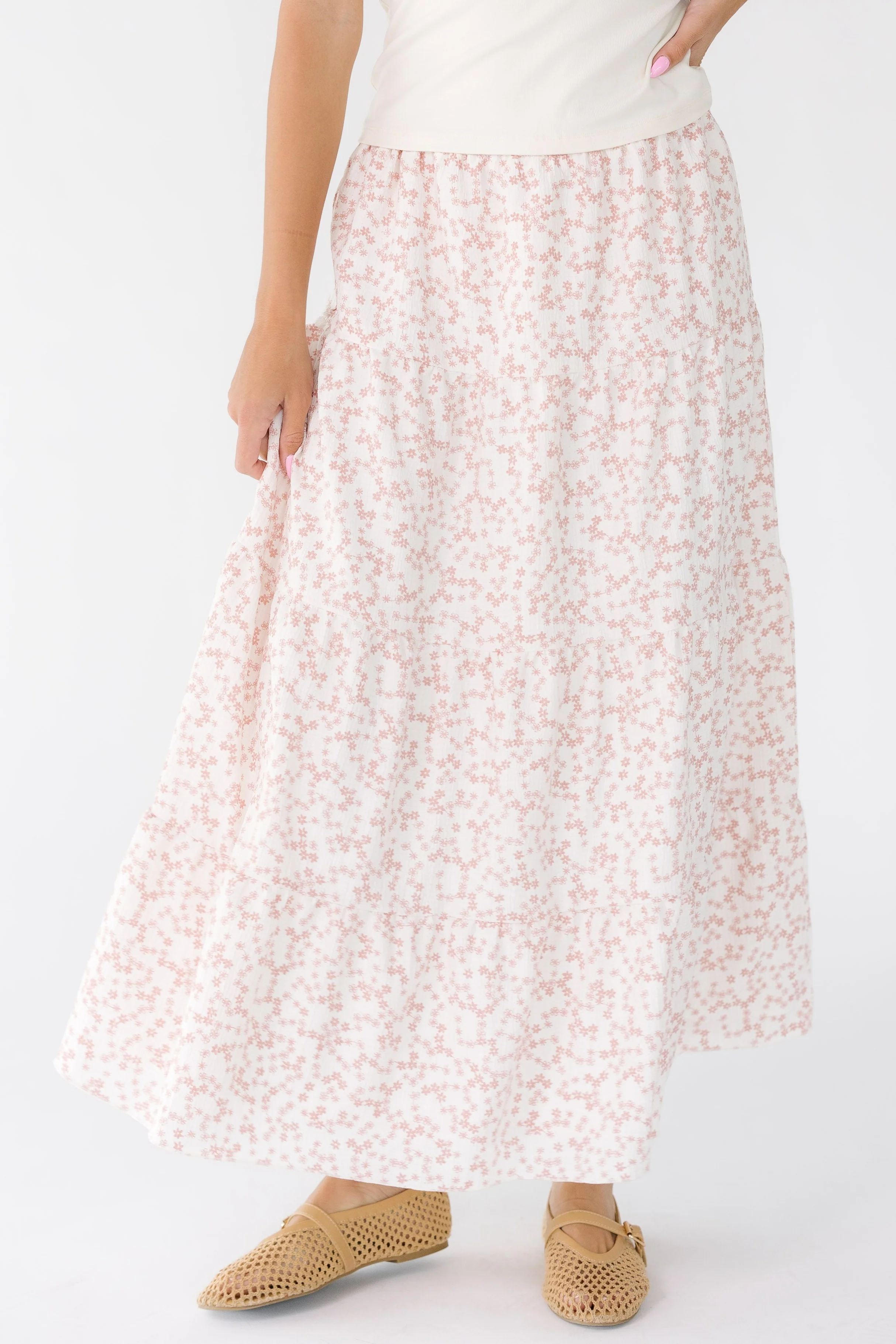 Brass & Roe Nelly Tiered Skirt - Image 3