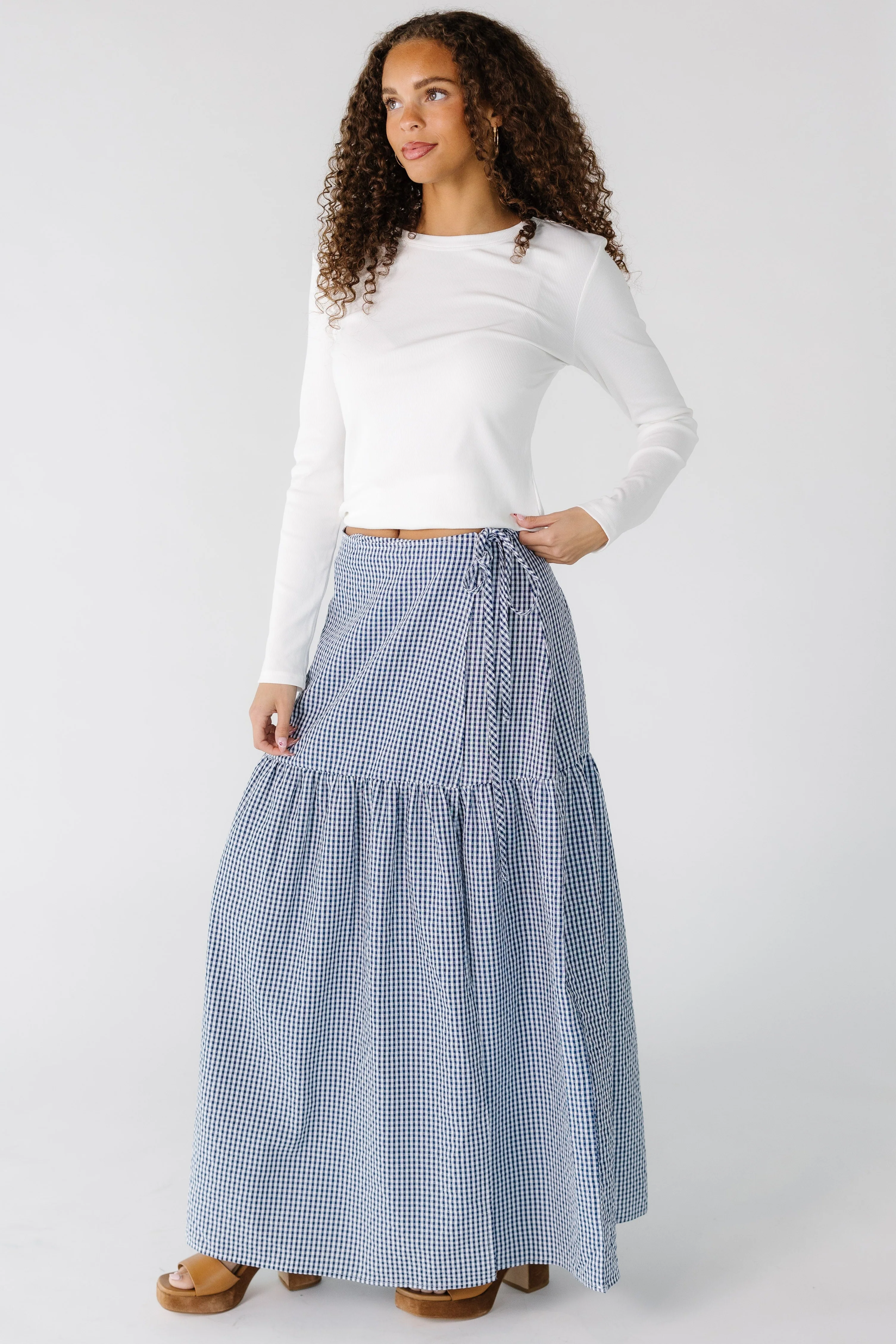 Brass & Roe Penelope Gingham Skirt - Image 2