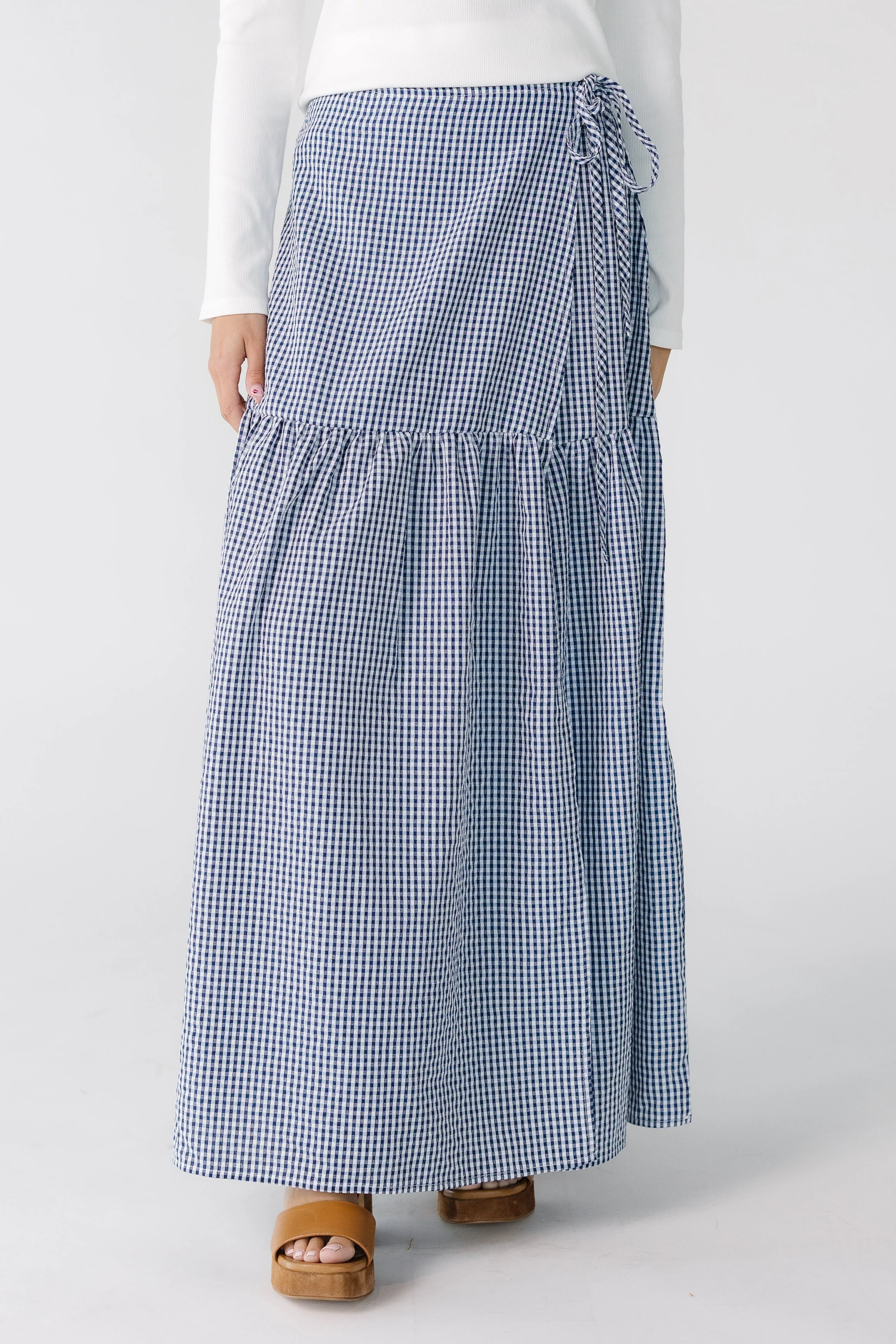 Brass & Roe Penelope Gingham Skirt - Image 3