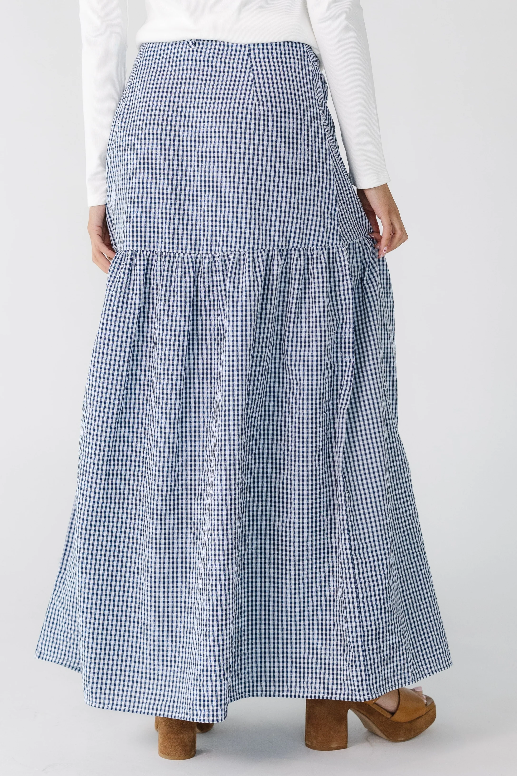 Brass & Roe Penelope Gingham Skirt - Image 4