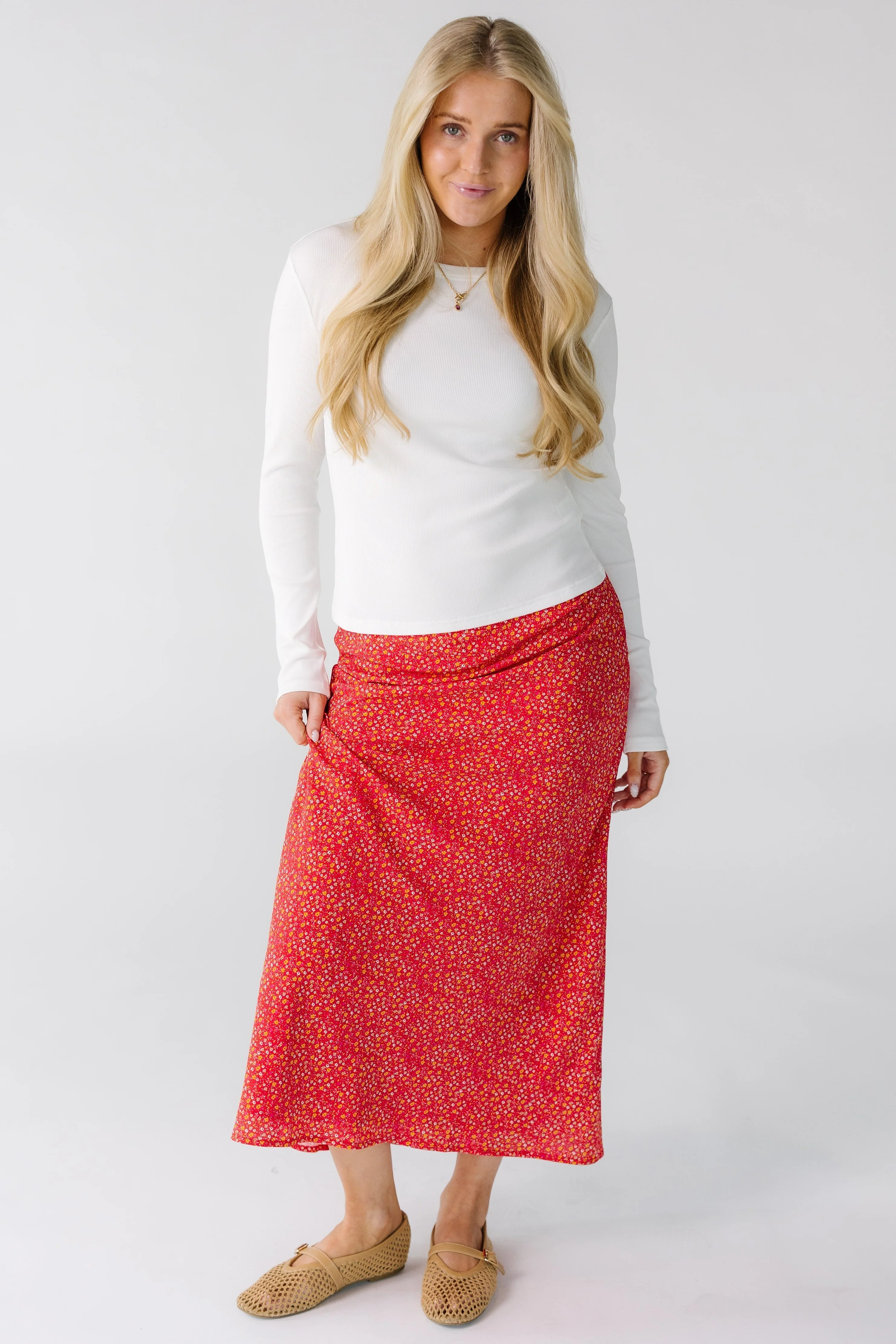 Brass & Roe Ruby Print Skirt - Image 2