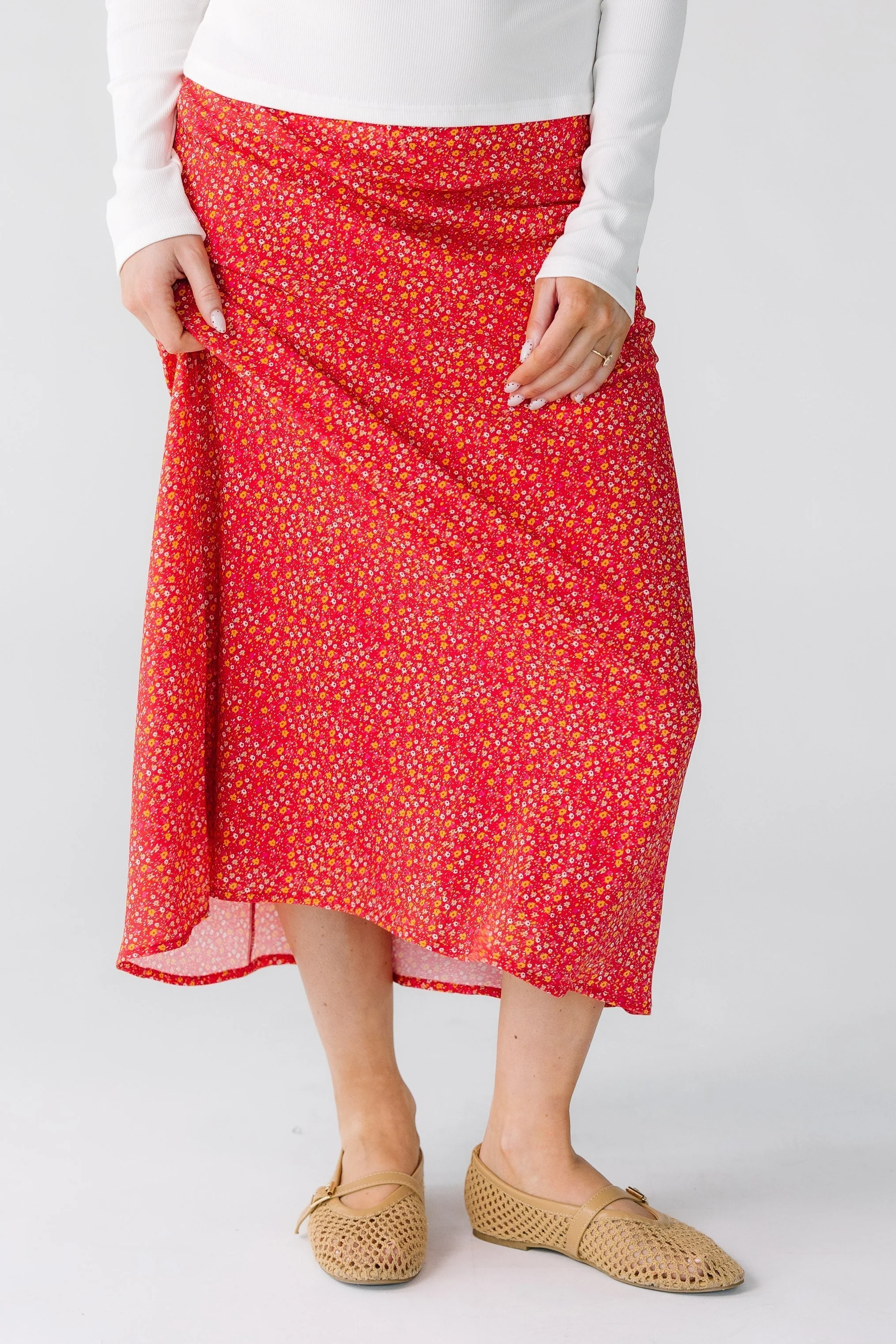 Brass & Roe Ruby Print Skirt - Image 4