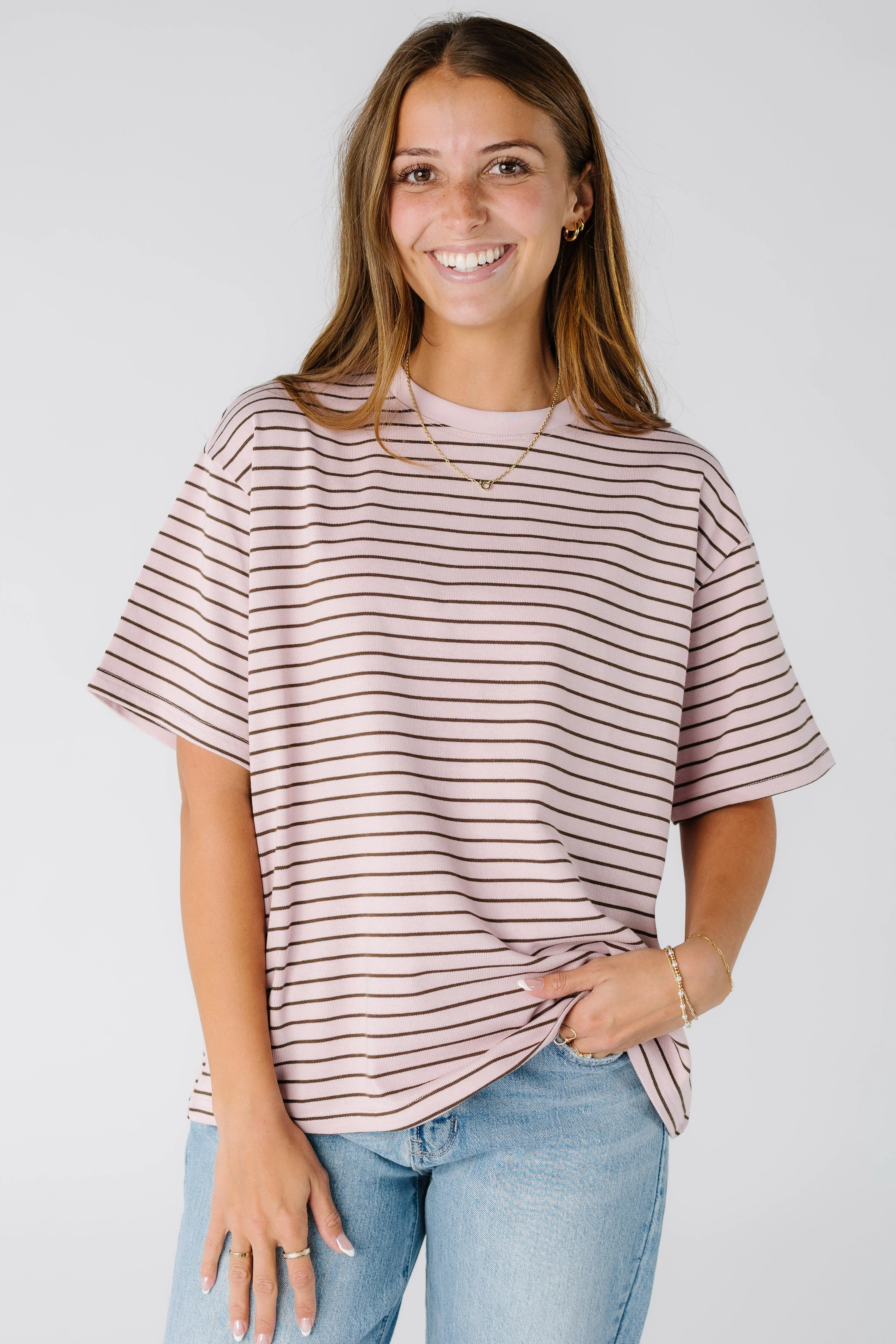 Brass & Roe Sahara Stripe Top - Image 2