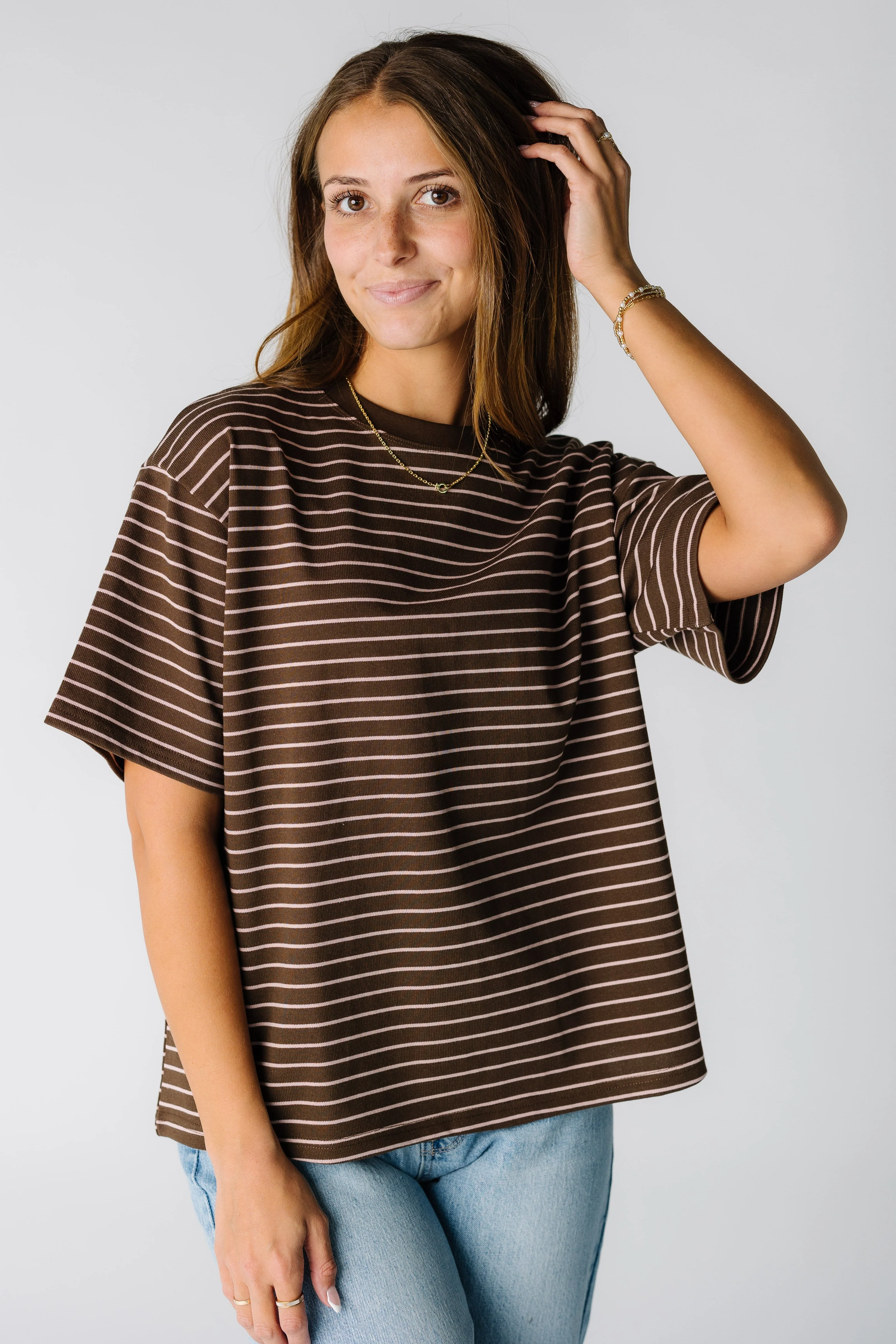 Brass & Roe Sahara Stripe Top - Image 3