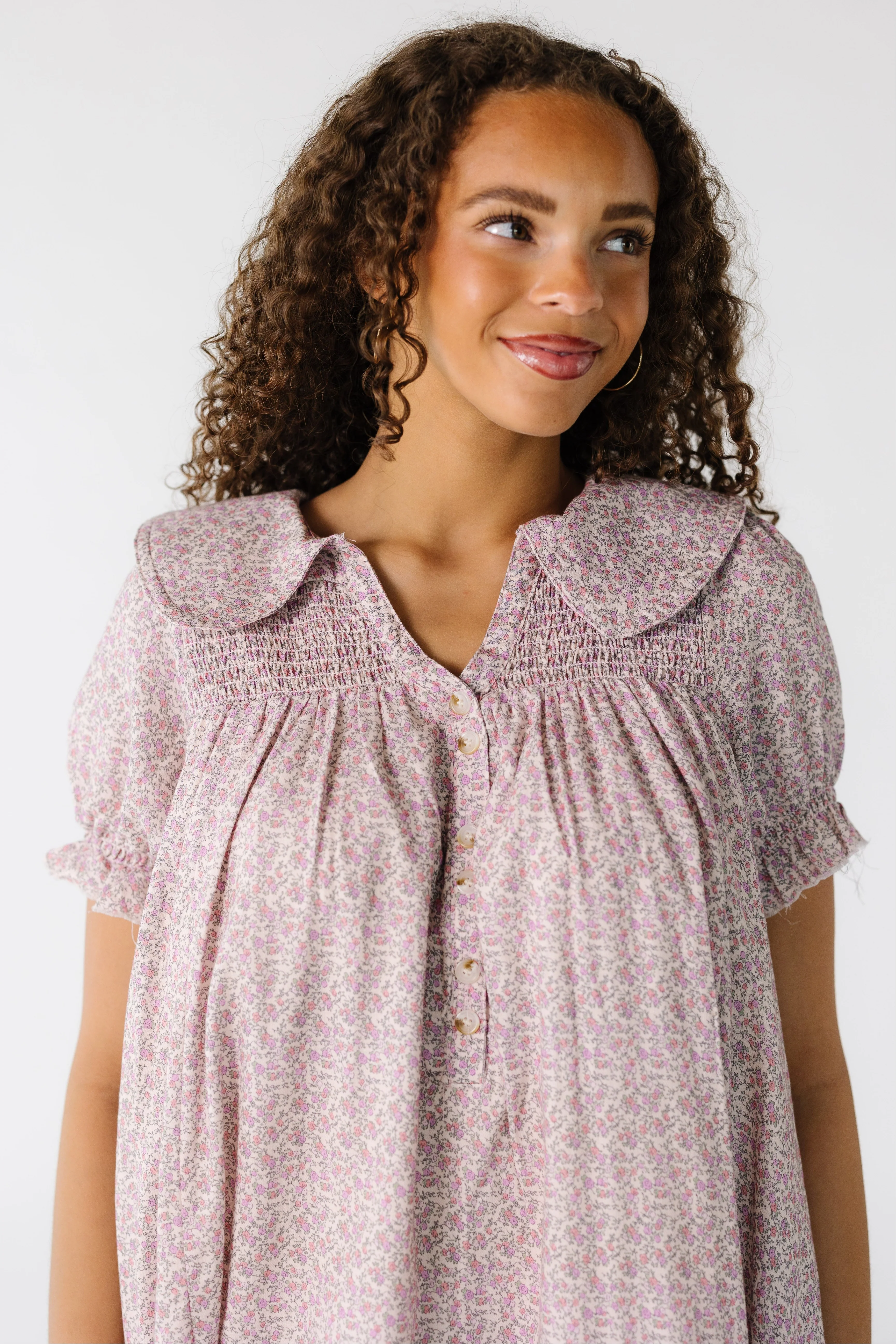 Brass & Roe Spring Collared Knee Dress - Image 3