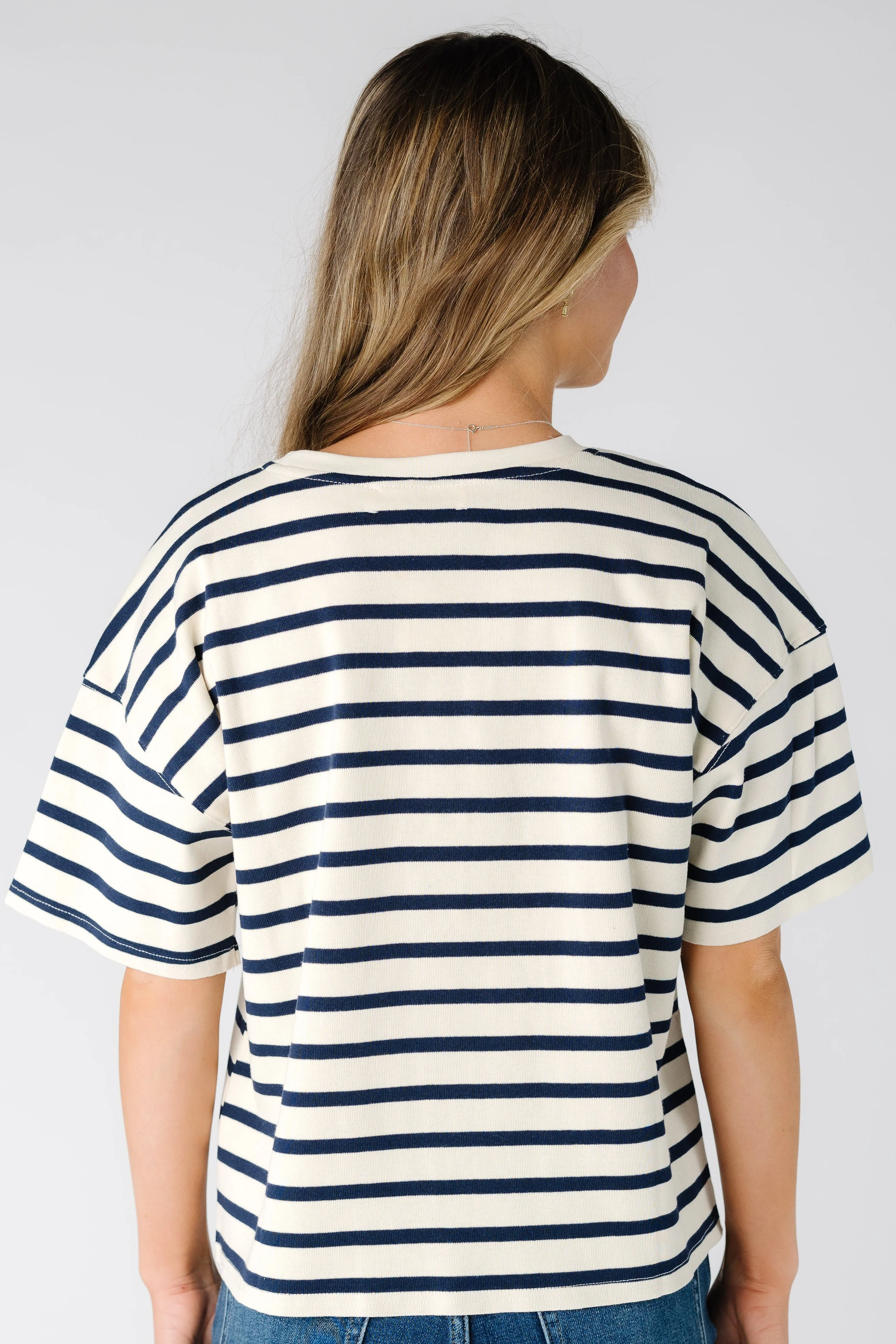Brass & Roe Steph Stripe Tee - Image 7