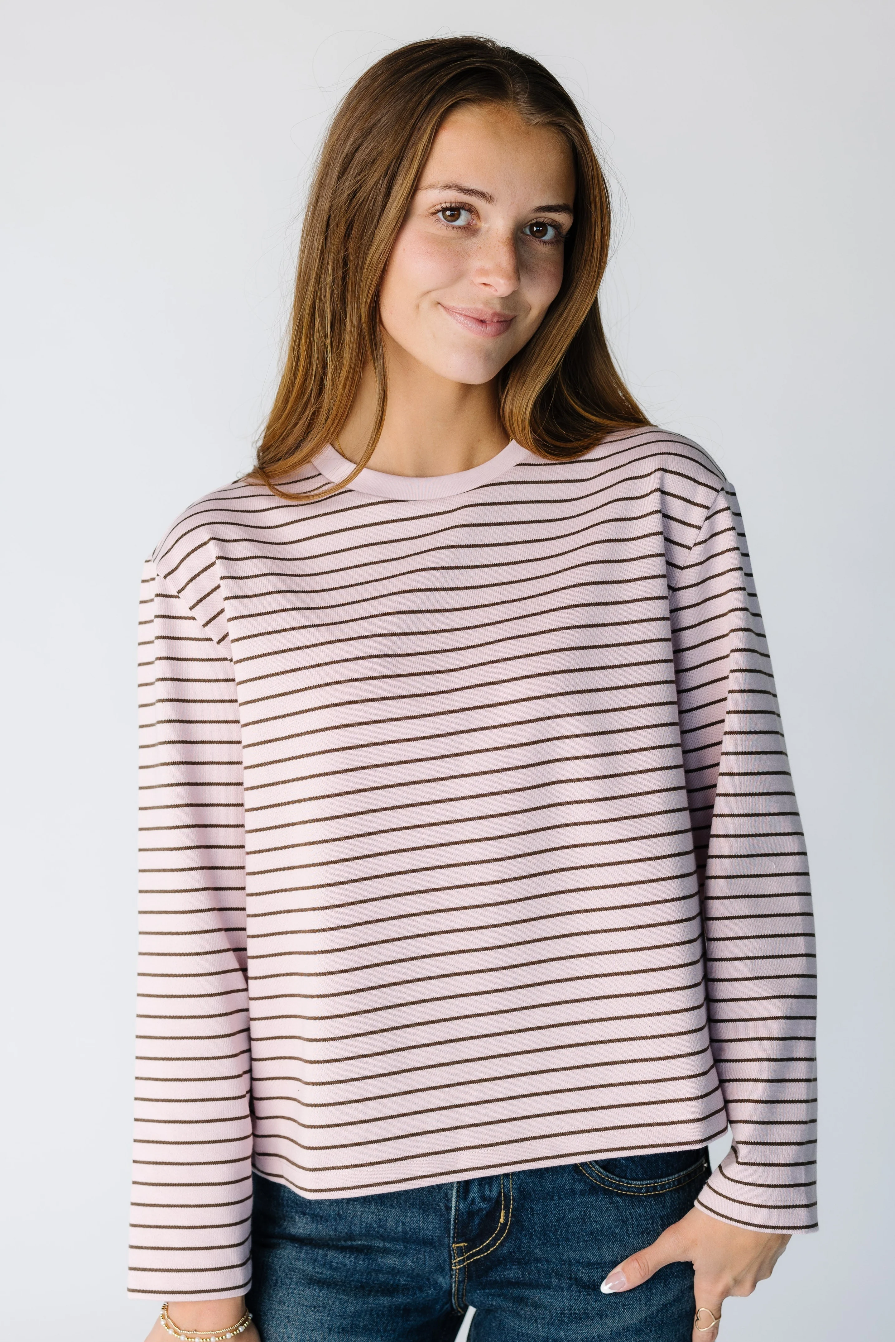 Brass & Roe Tali Stripe Tee - Image 2