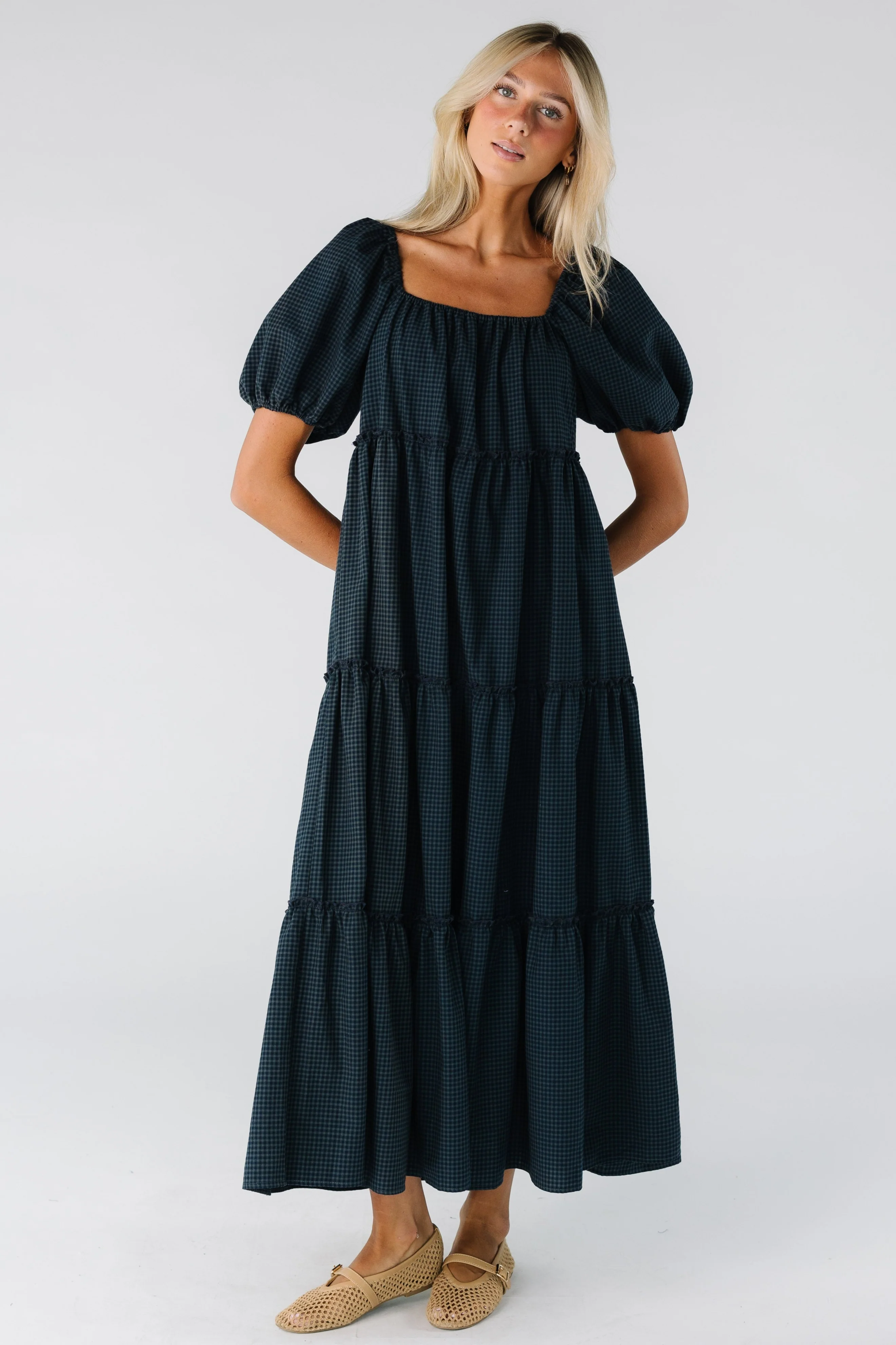 Brass & Roe The Charity Tiered Midi Dress - Image 4