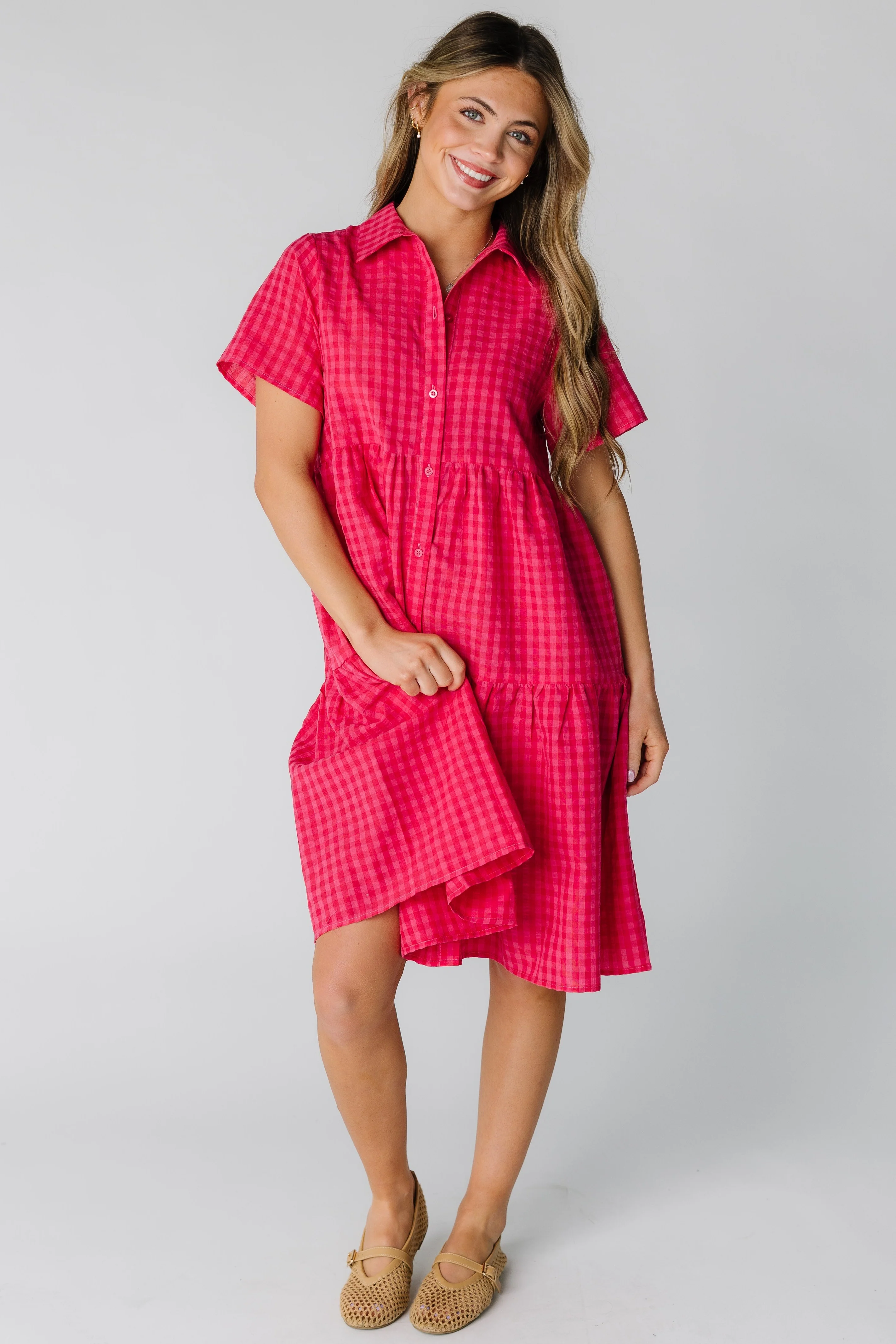 Brass & Roe The Summer Gingham Dress - Image 4