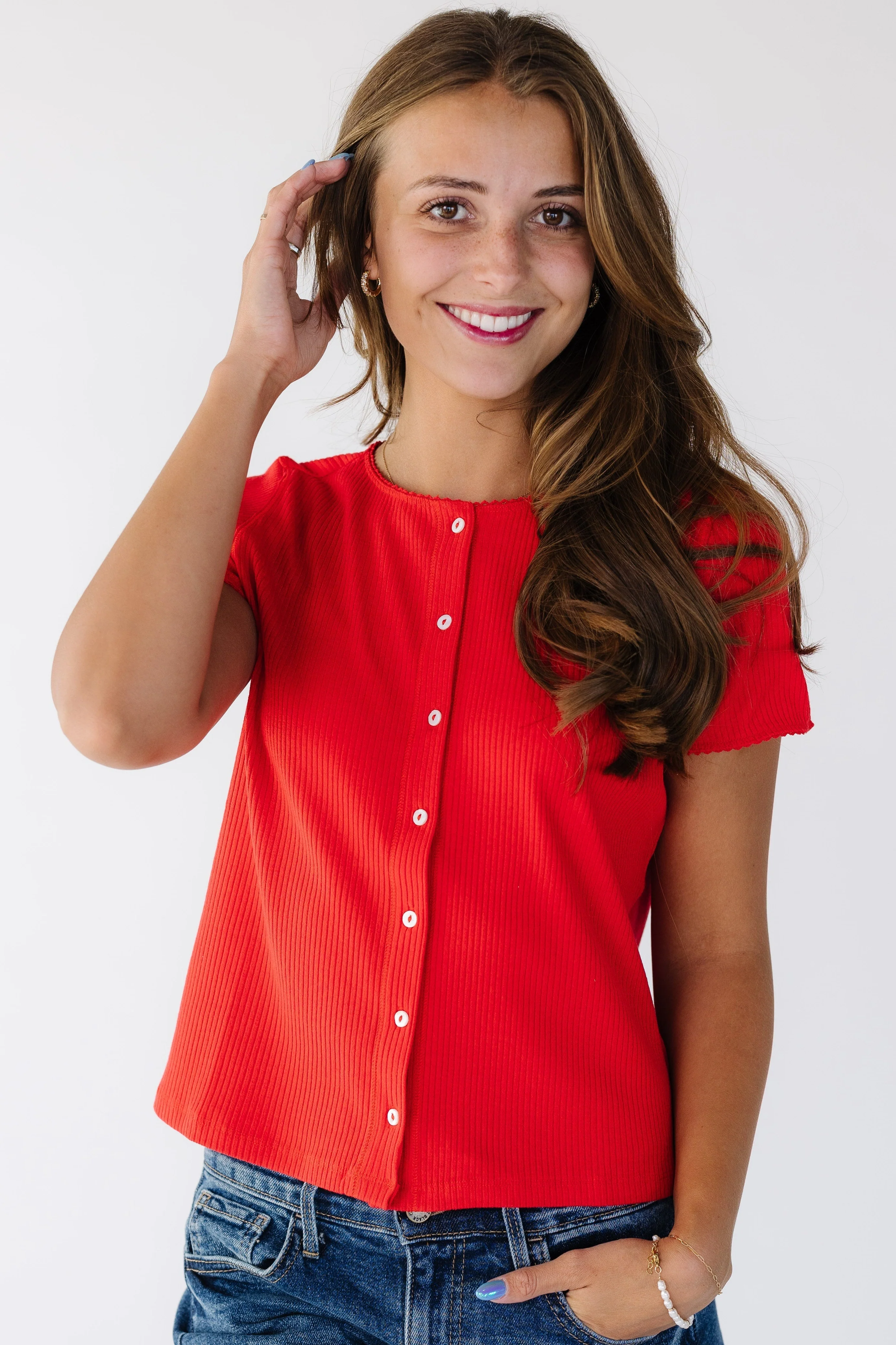 Celebration Ribbed Top