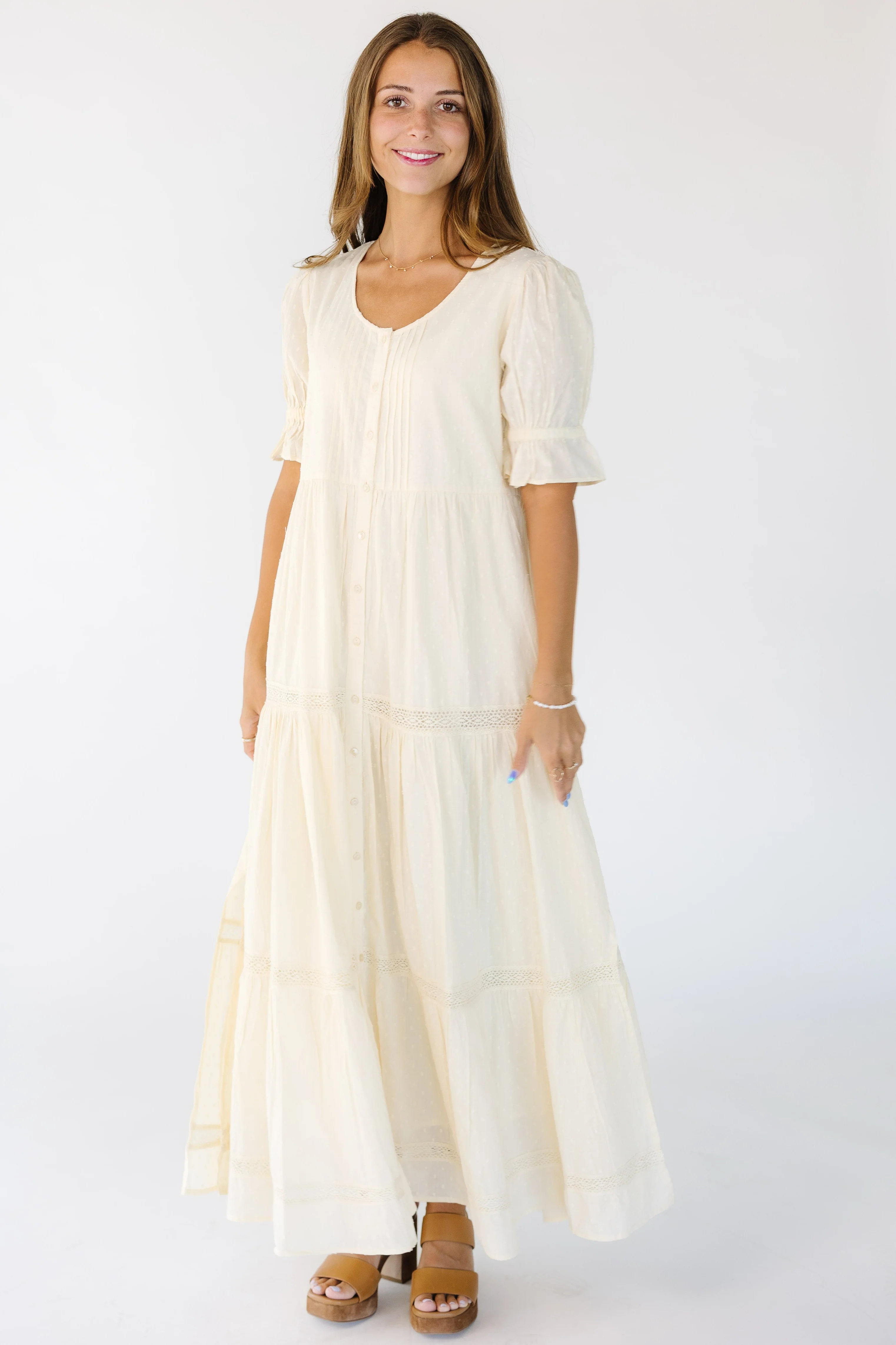 Citrus Cities Cream Dress - Image 3