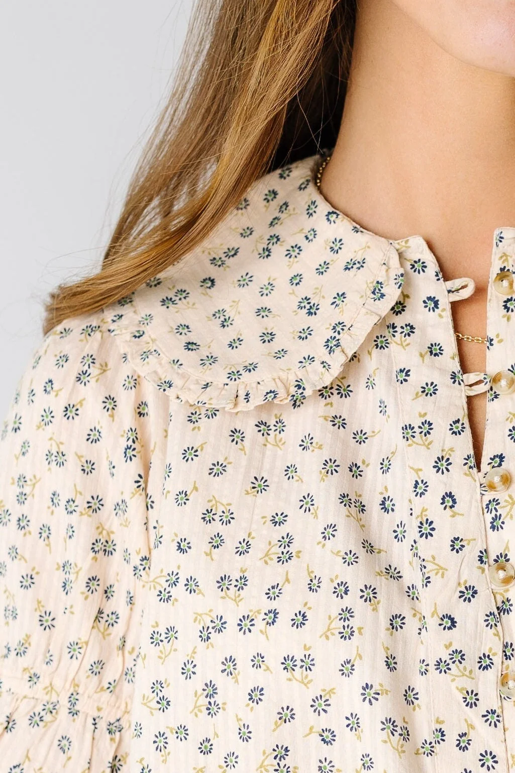 Citrus Ellie Collar Print Blouse - Image 4
