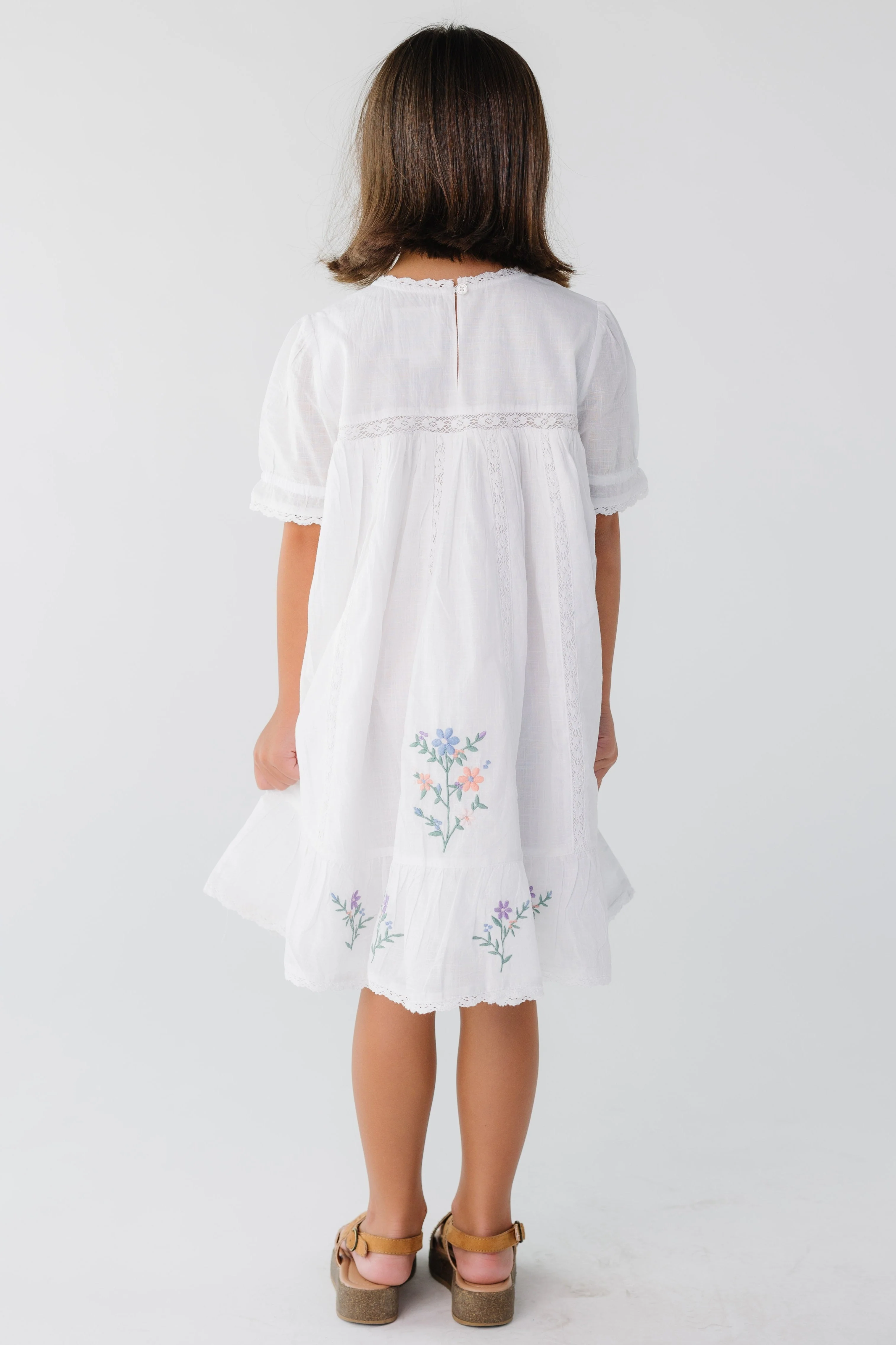 Citrus Kali Embroidered Girl's Dress - Image 5