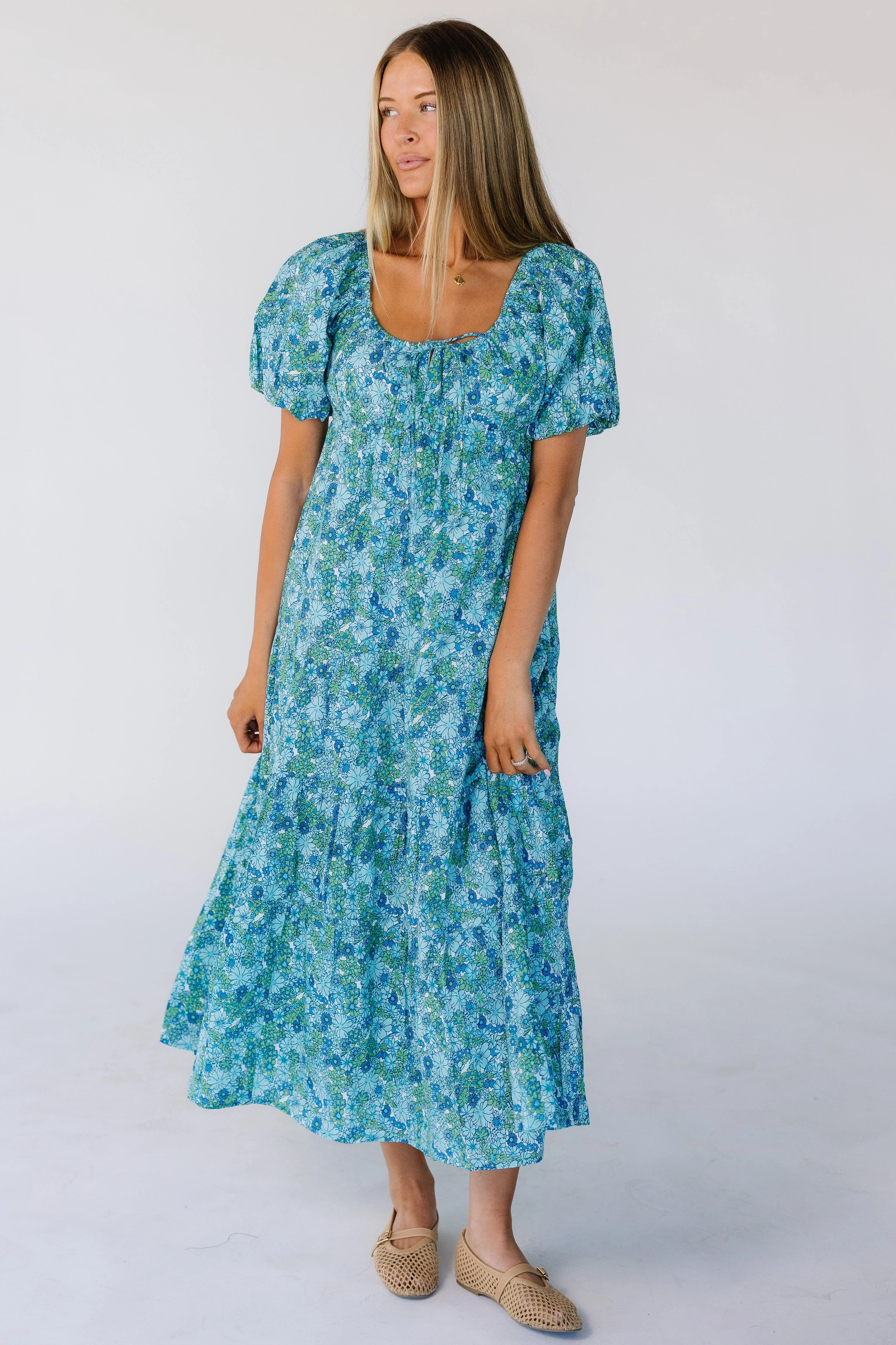Citrus Lyon Tiered Spring Dress - Image 4