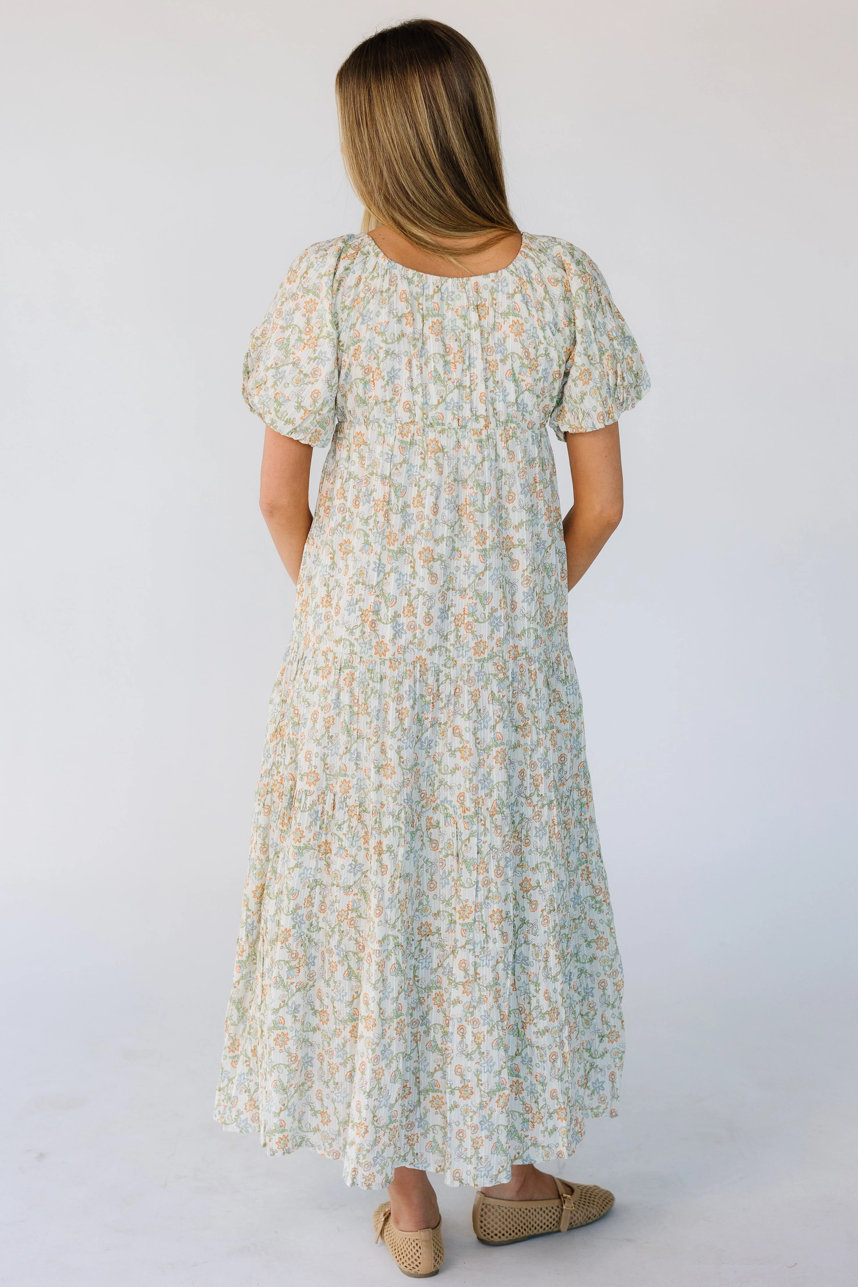 Citrus Lyon Tiered Spring Dress - Image 9