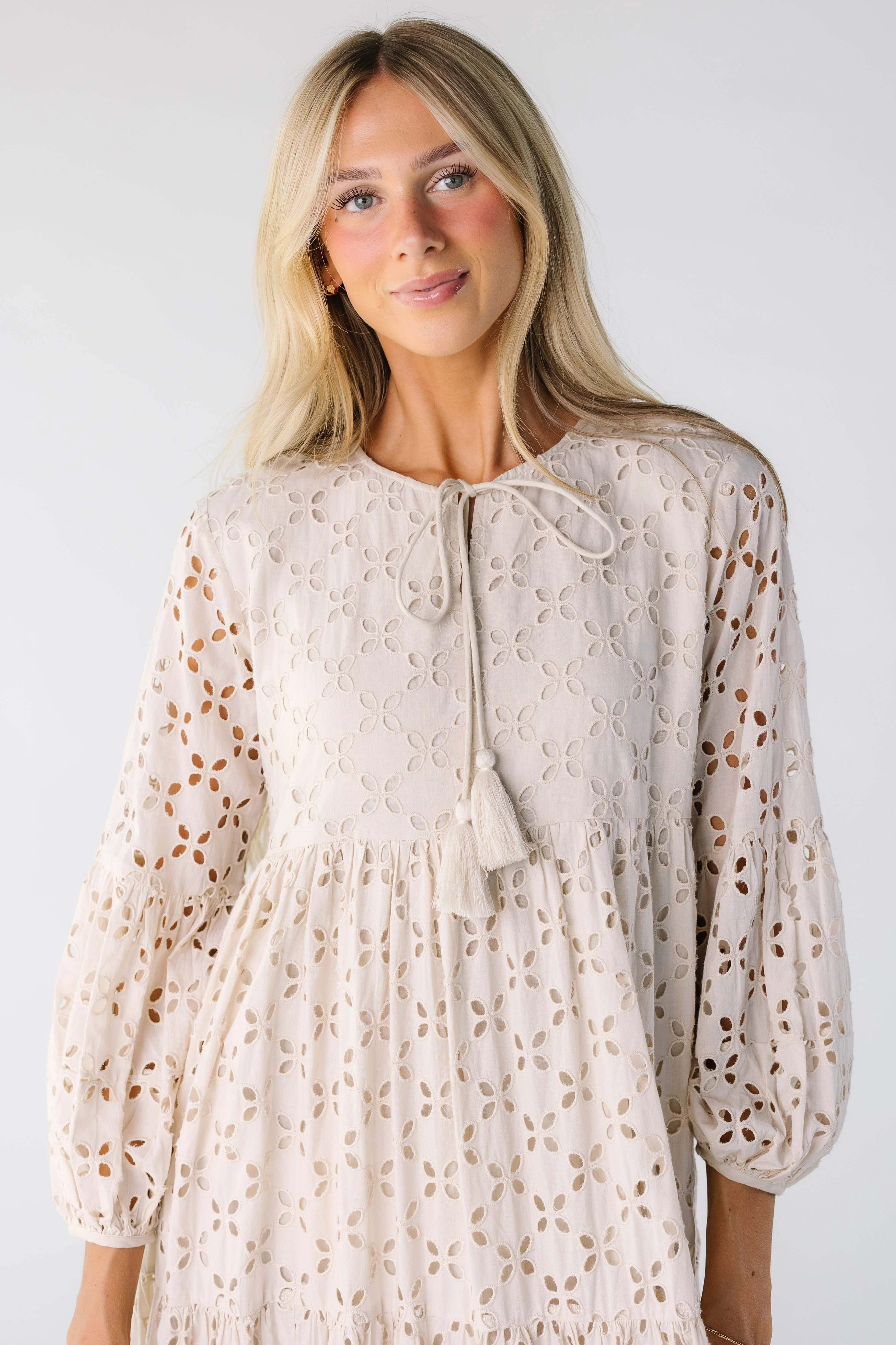 Citrus-Nila Eyelet Dress - Image 2