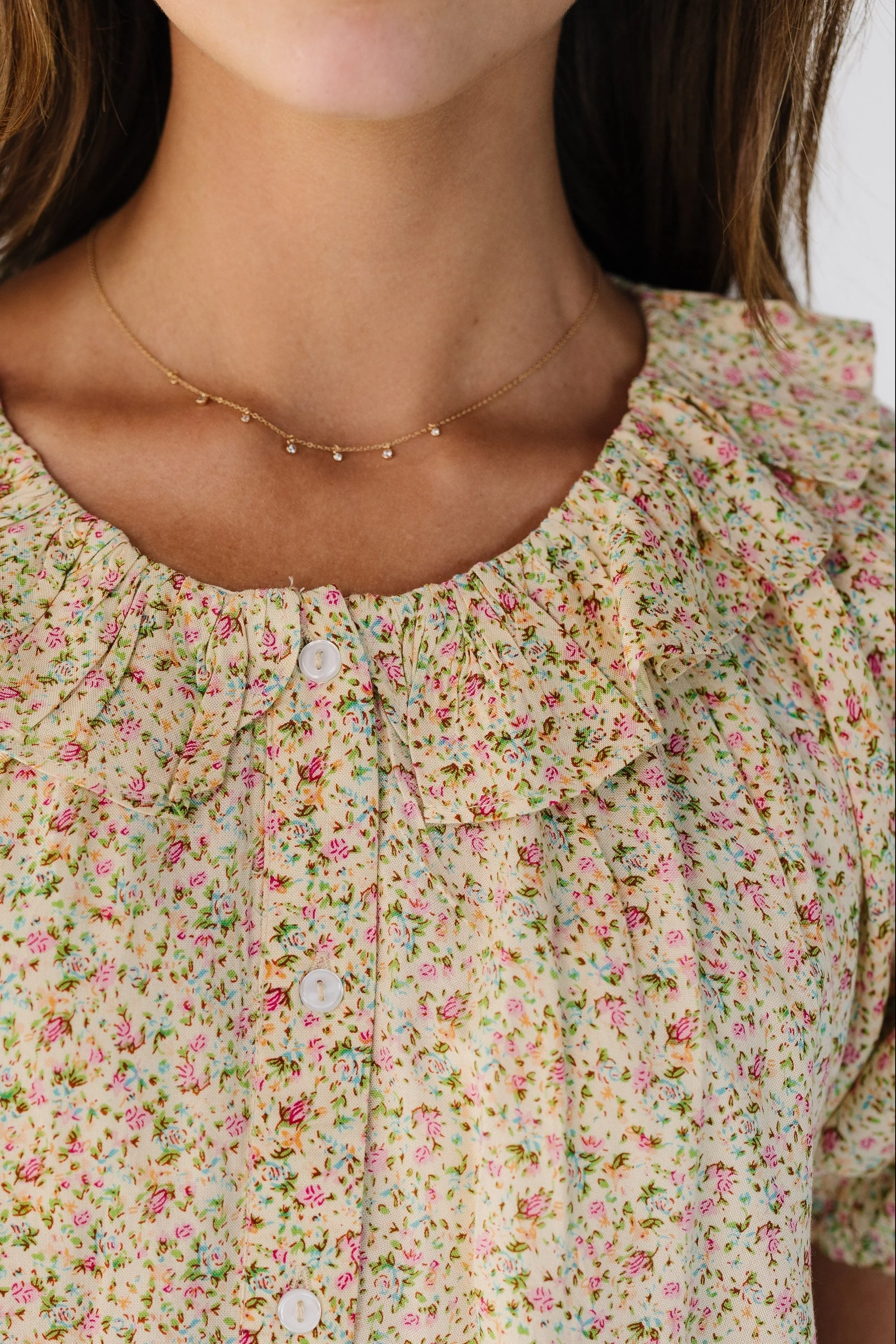 Citrus Collar Top- Spring - Image 6