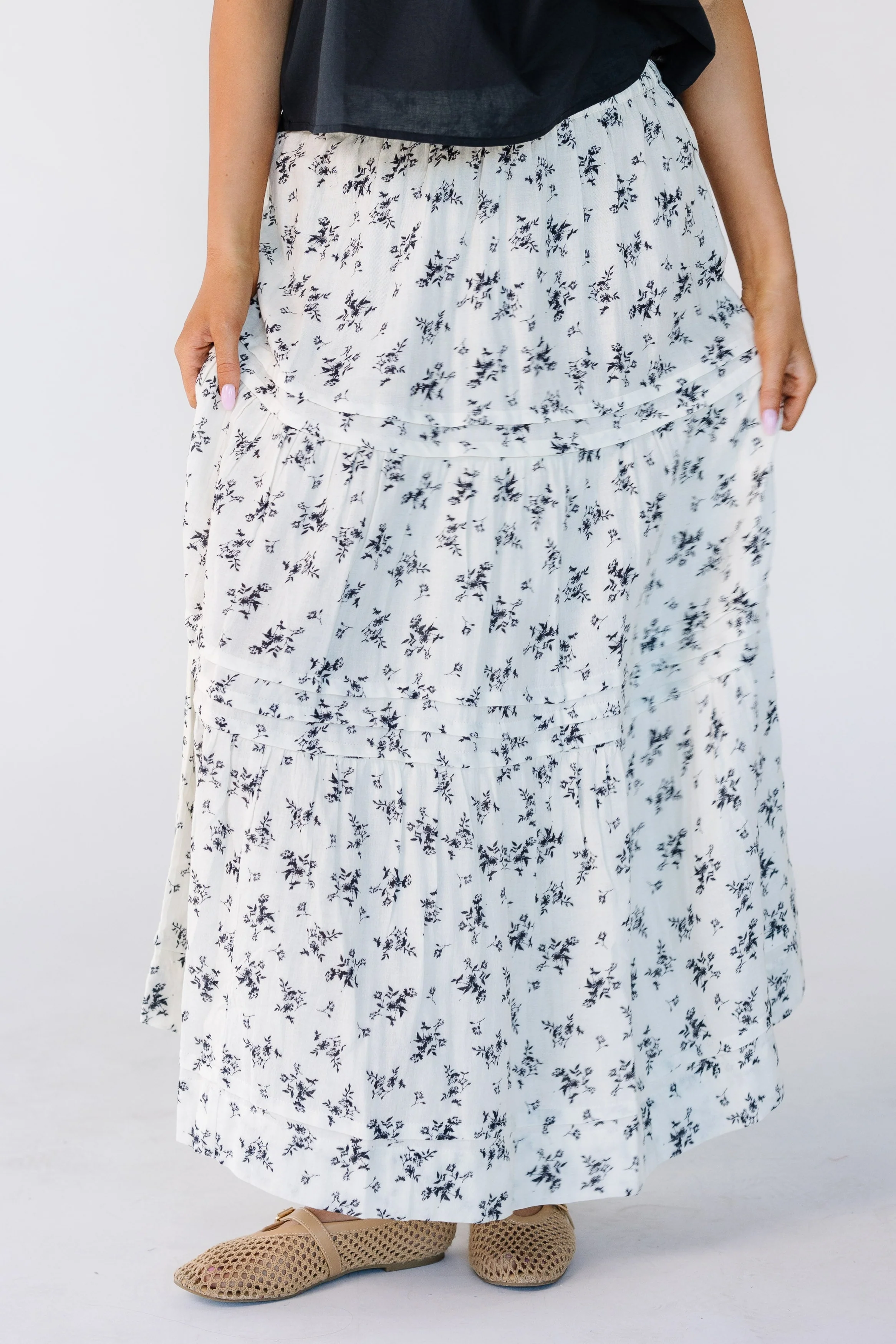 Citrus Shae Floral Print Skirt - Image 2